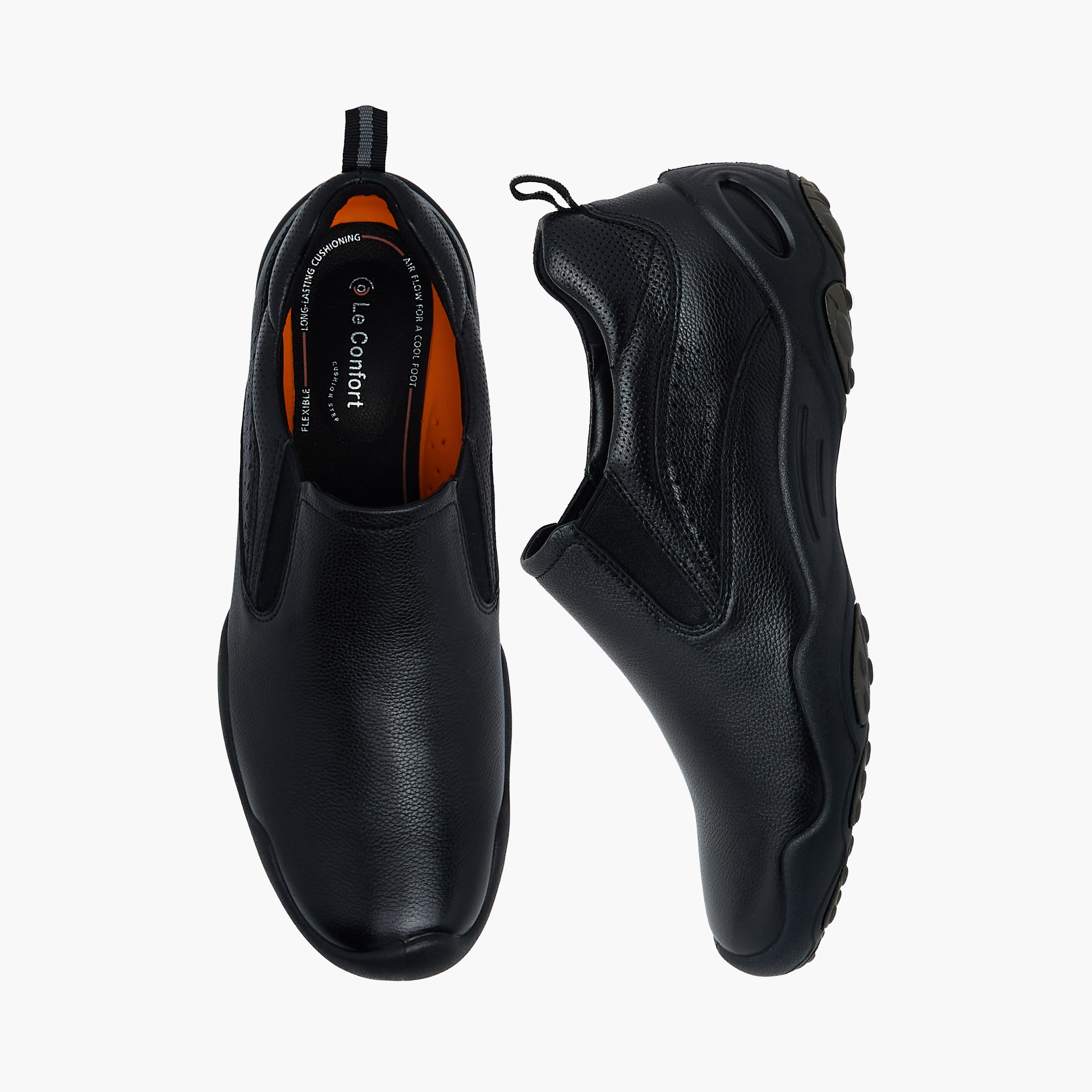 Le Confort Men Genuine Leather Slip-On Loafers-men-shoes-loafersandmoccasins-image-1