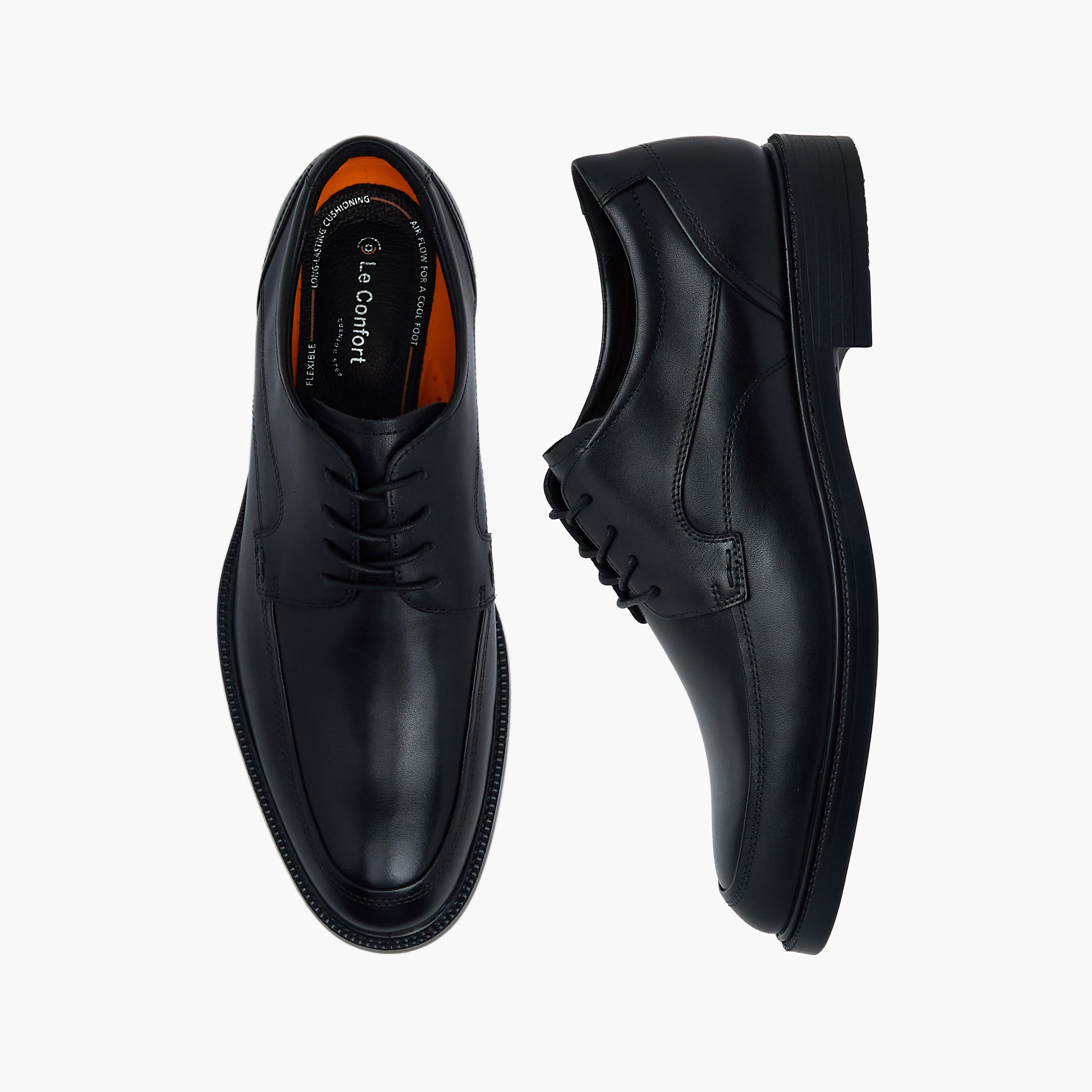 Le Confort Men Genuine Leather Lace-Up Derby Shoes-men-shoes-formalshoes-image-1