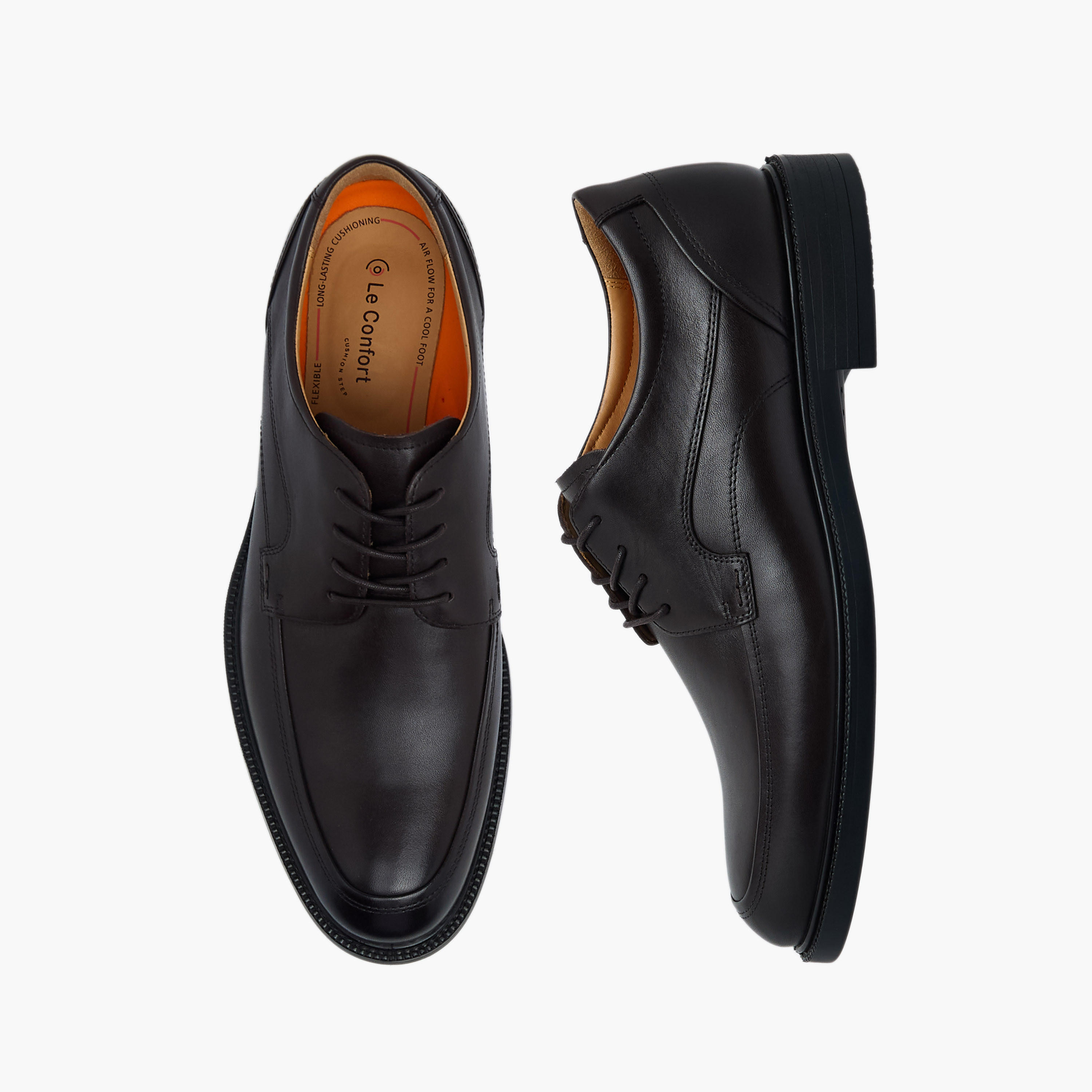 Le Confort Men Genuine Leather Lace-Up Derby Shoes-men-shoes-formalshoes-image-1