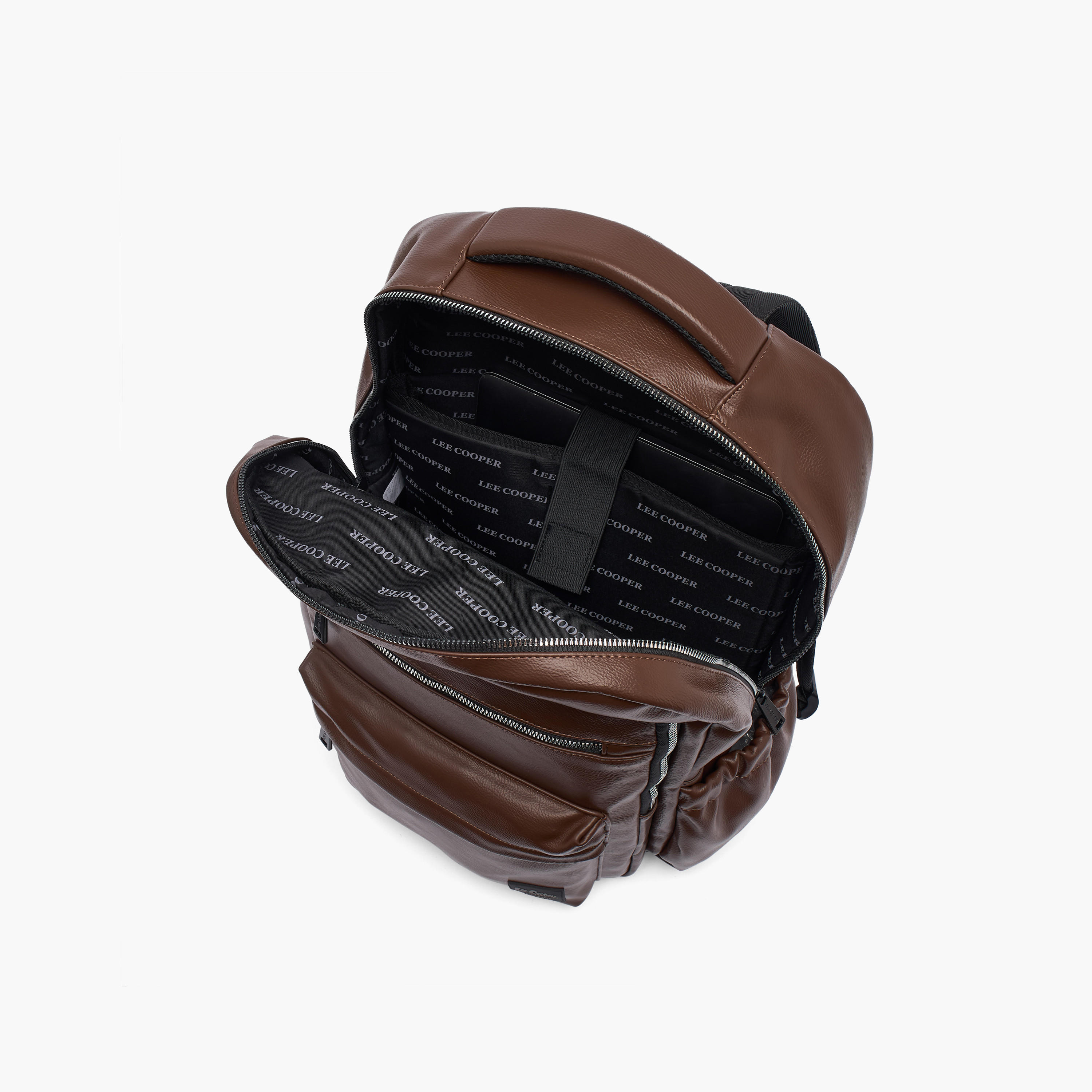 Lee Cooper Men Cushioned Strap Backpack-men-bags-image-16