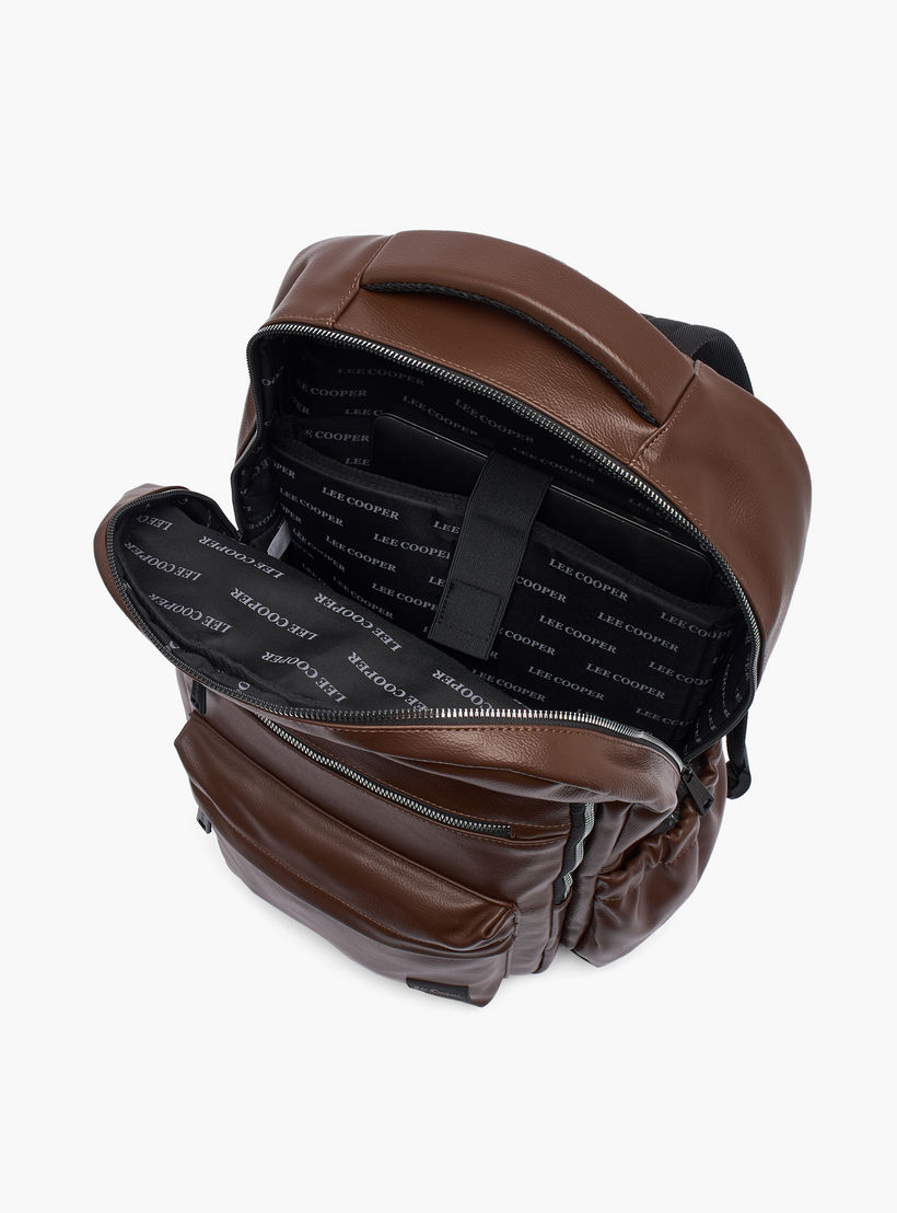 Lee Cooper Men Cushioned Strap Backpack-men-bags-image-8