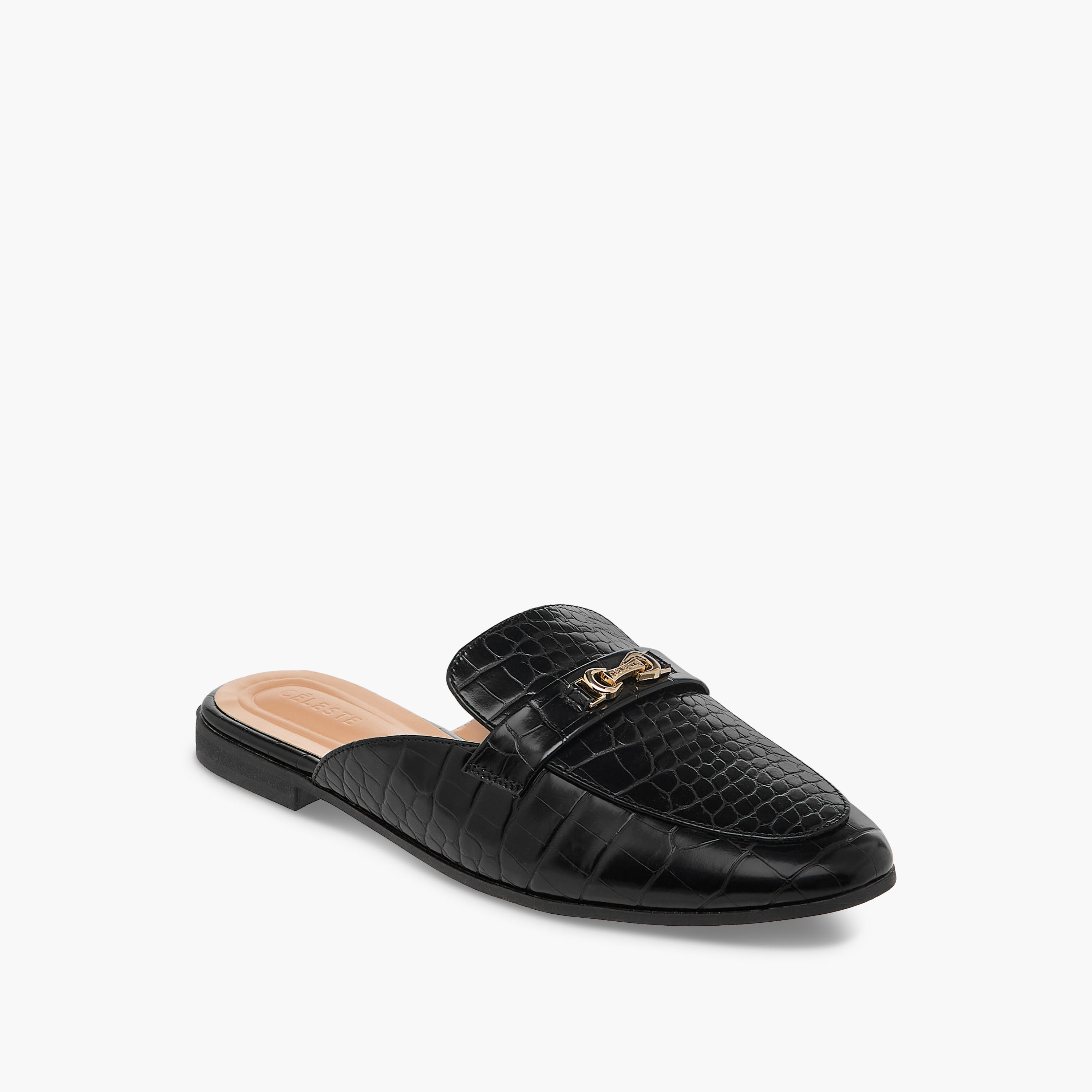 Celeste Women's Textured Slip-On Mules-women-shoes-flats-mules-image-2