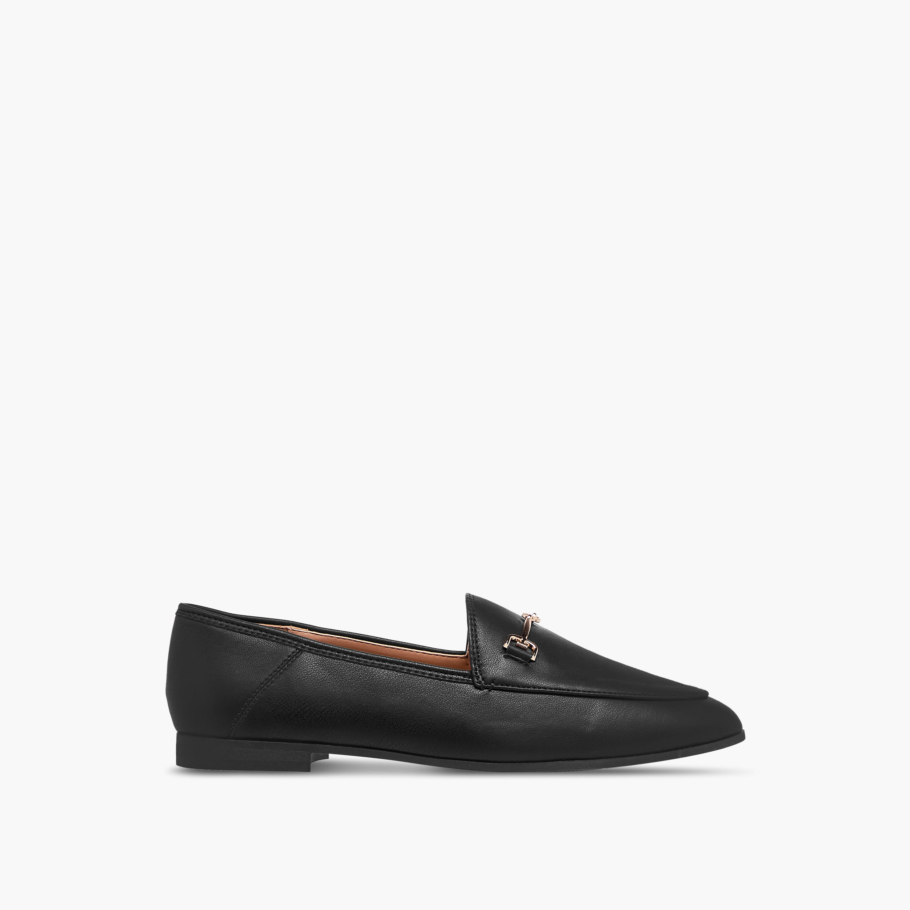 حذاء سهل الارتداء سادة بزينة معدنية للنساء من سيليست-women-shoes-loafersandmoccasins-image-4