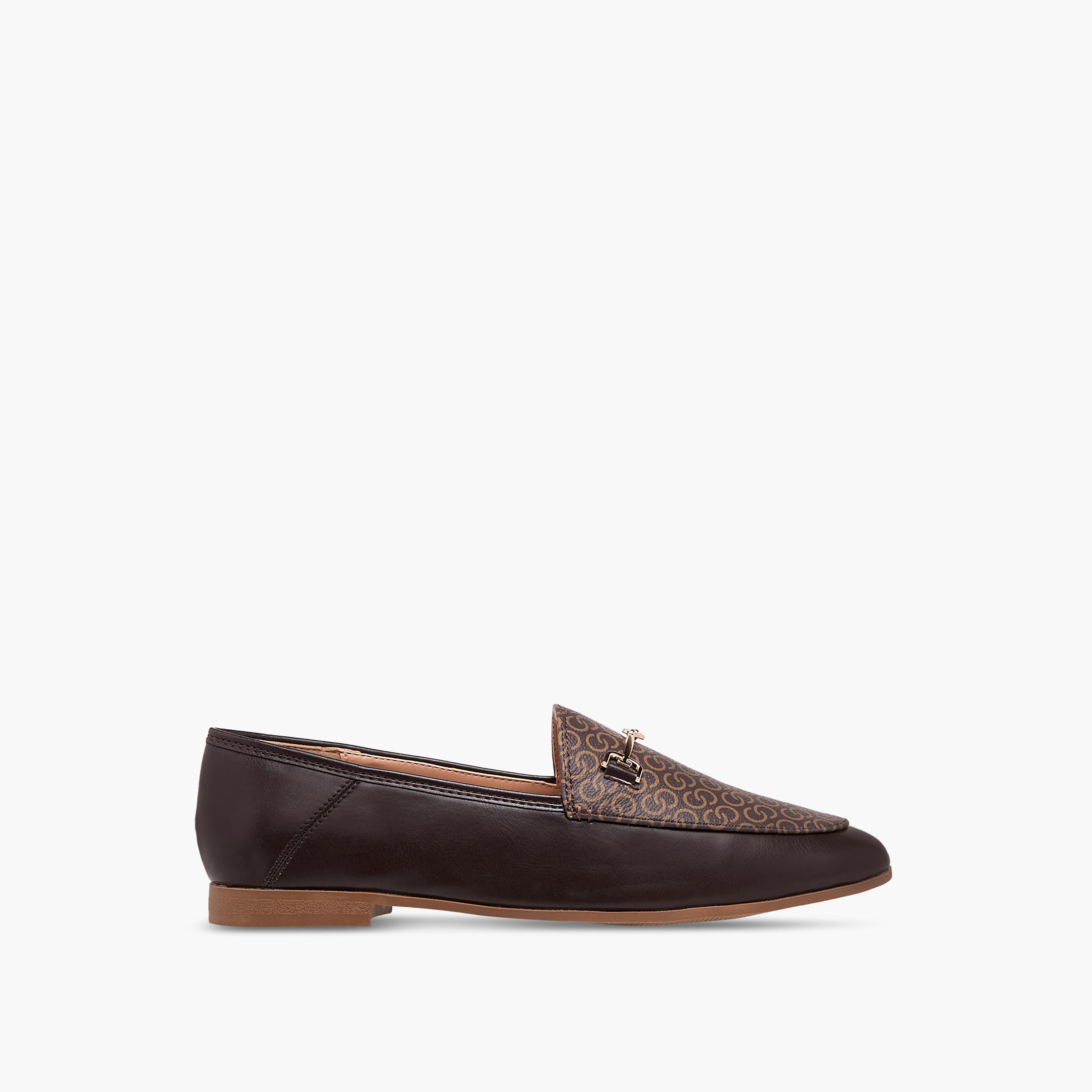 Celeste Women's Monogram Print Slip-On Loafers with Metal Accent-women-shoes-loafersandmoccasins-image-3