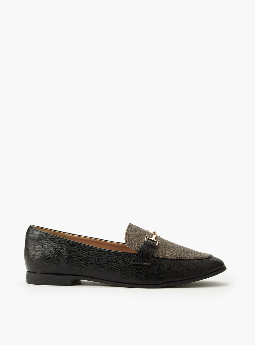 Celeste Women Monogram Print Slip-On Loafers-women-shoes-flats-loafers-image-3