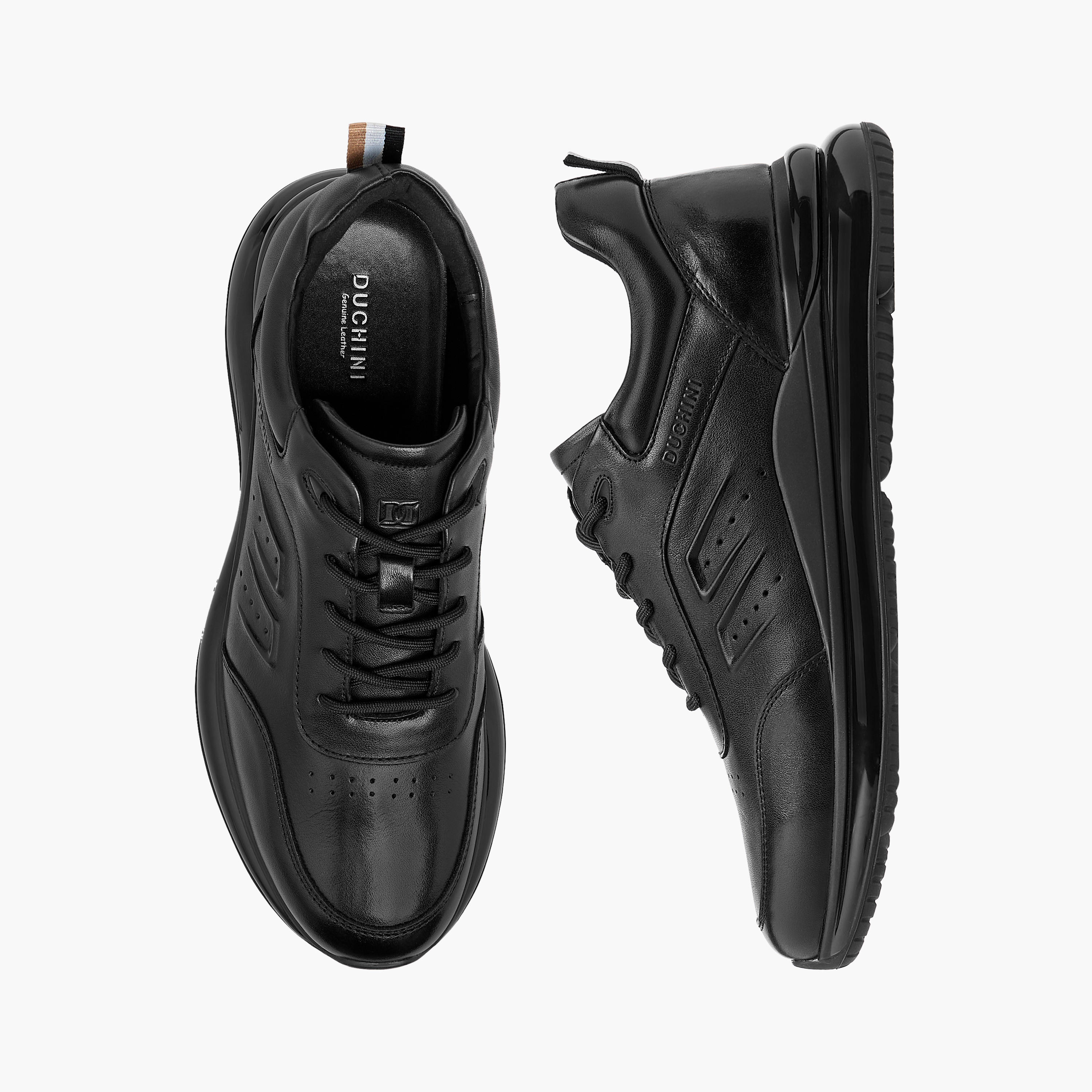 حذاء سنيكرز جلد برباط وألواح للرجال من دوتشيني-men-shoes-sneakers-image-1