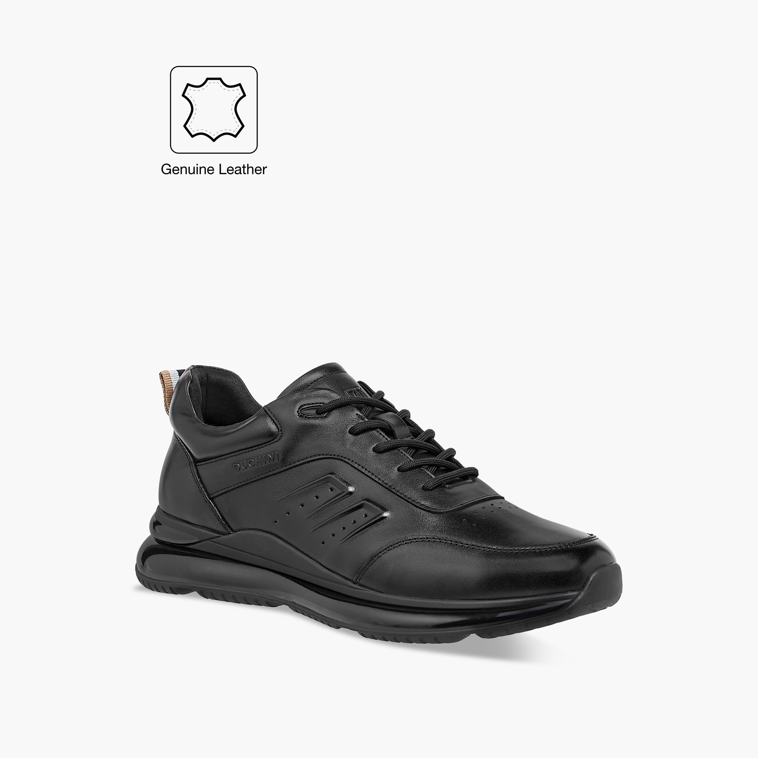 حذاء سنيكرز جلد برباط وألواح للرجال من دوتشيني-men-shoes-sneakers-image-2