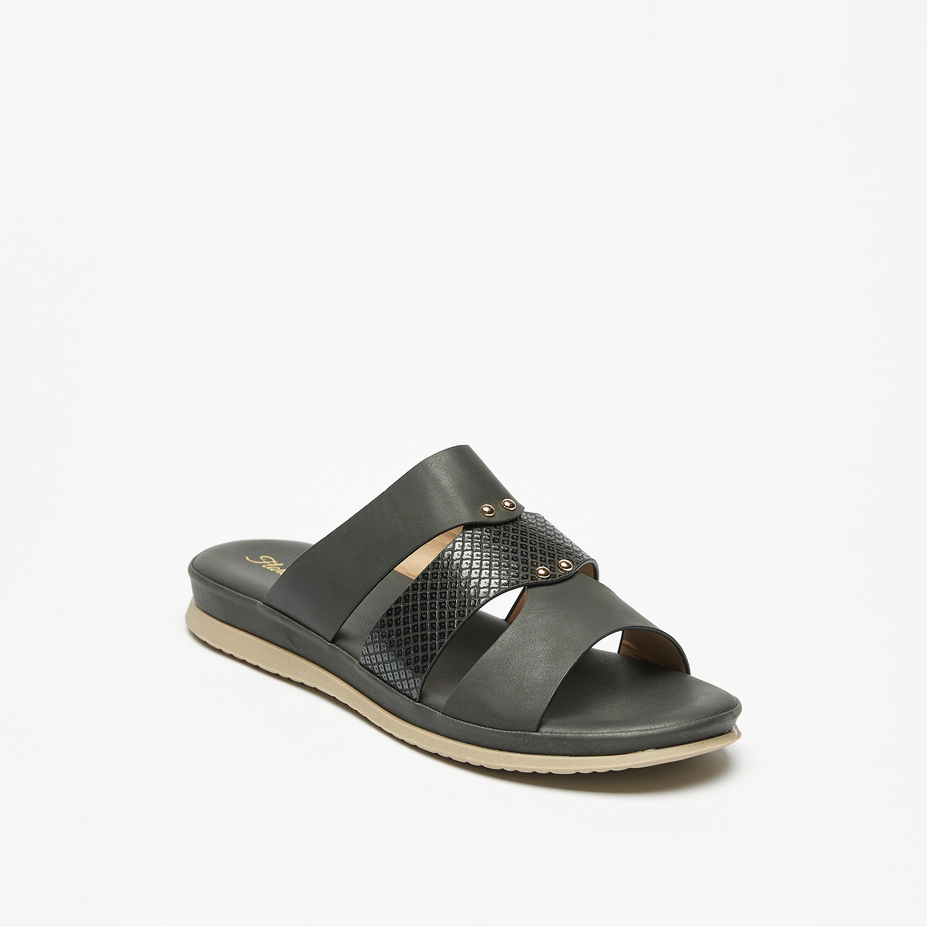 Flora Bella Textured Slip-On Sandals-women-shoes-flats-sandals-image-1