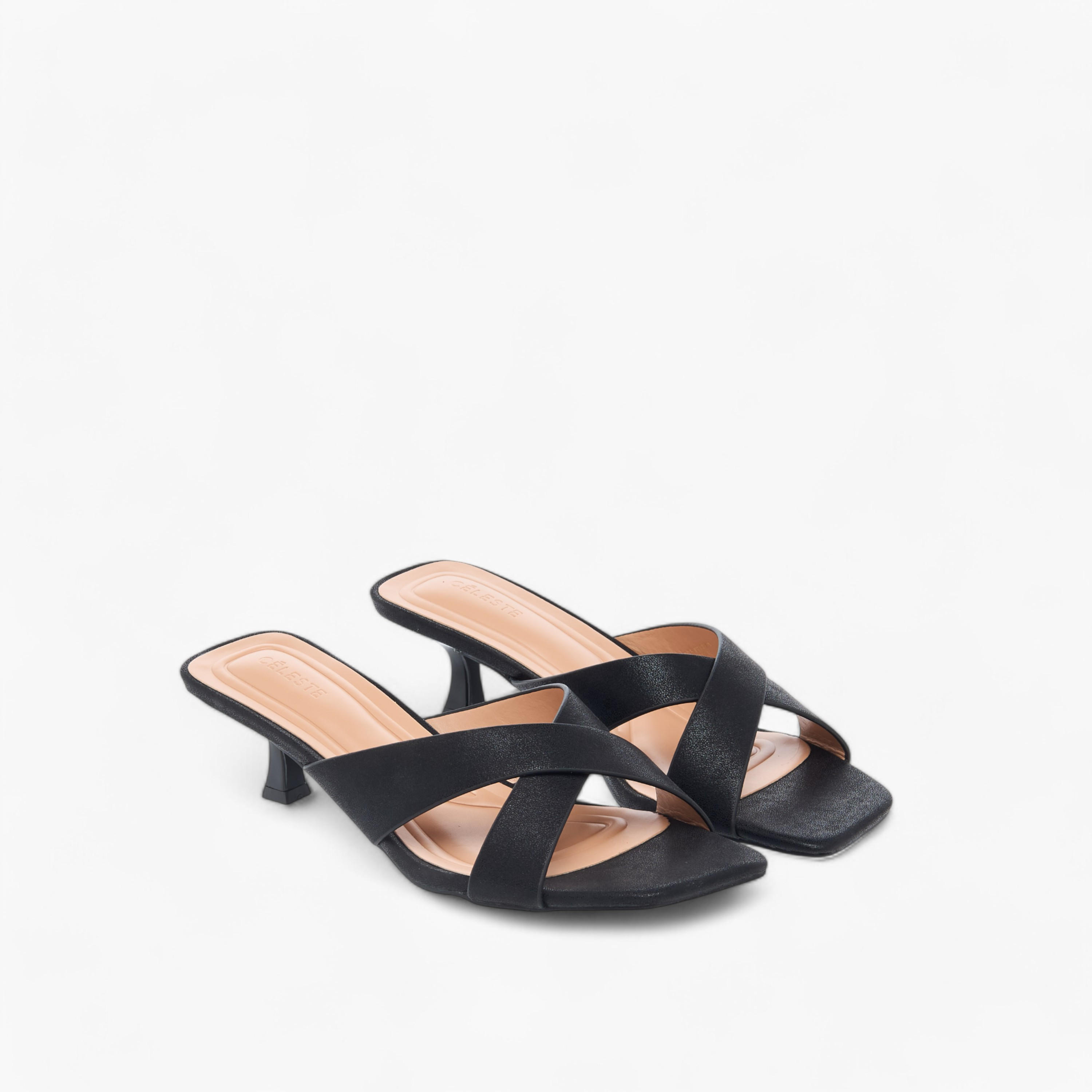 صندل سادة سهل الارتداء بأحزمة وكعب صغير للنساء من سيليست-women-shoes-sandals-heeled-image-6