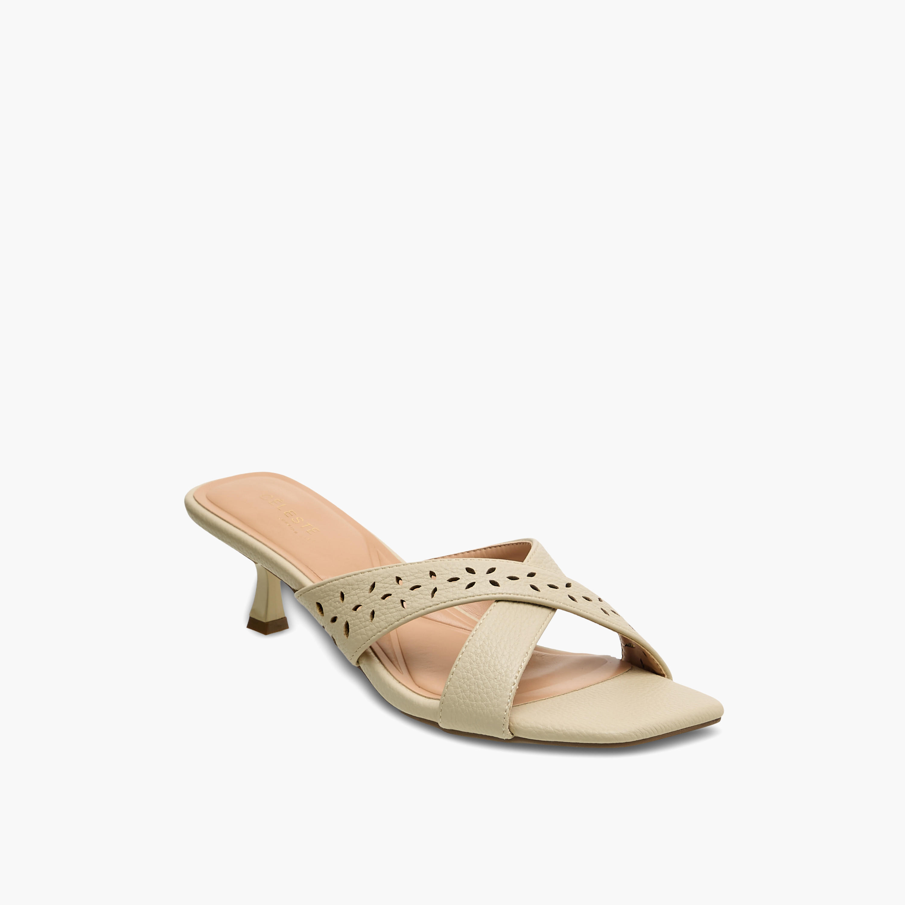 Celeste Women Cross Strap Flared Heel Sandals-women-shoes-sandals-heeled-image-2