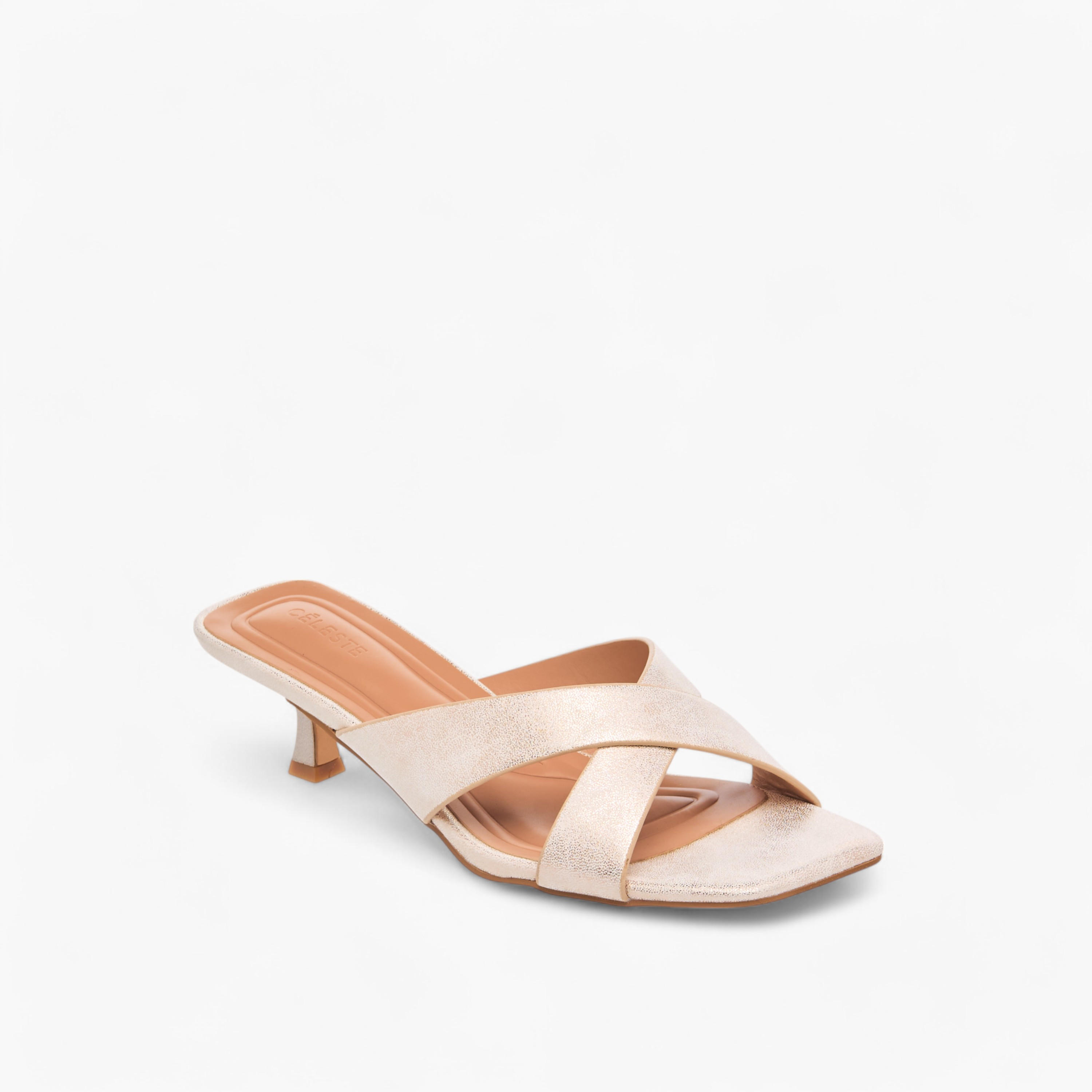 صندل سادة سهل الارتداء بأحزمة وكعب صغير للنساء من سيليست-women-shoes-sandals-heeled-image-2