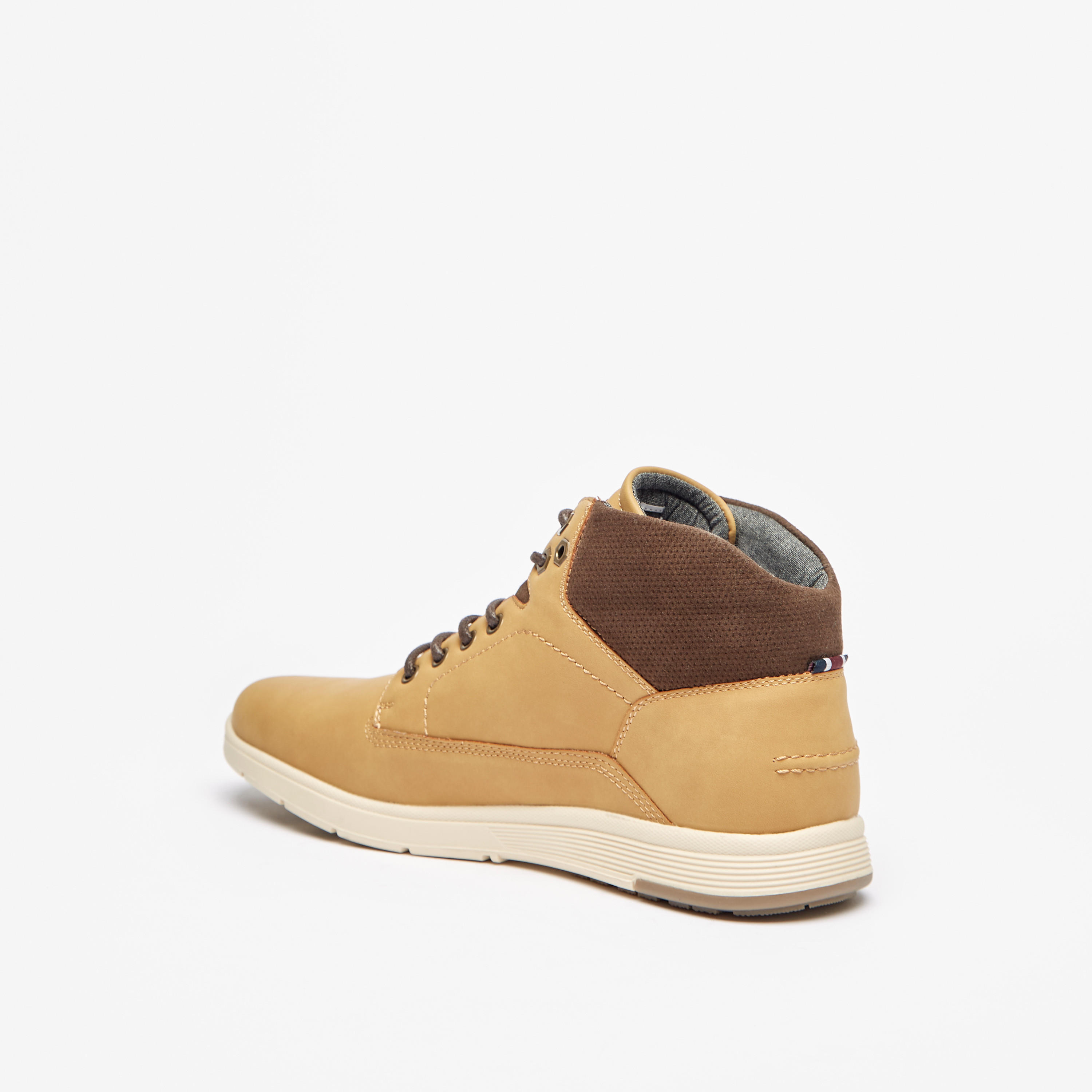 Lee Cooper Men's Panelled Chukka Boots with Lace-Up Closure-men-shoes-boots-image-2
