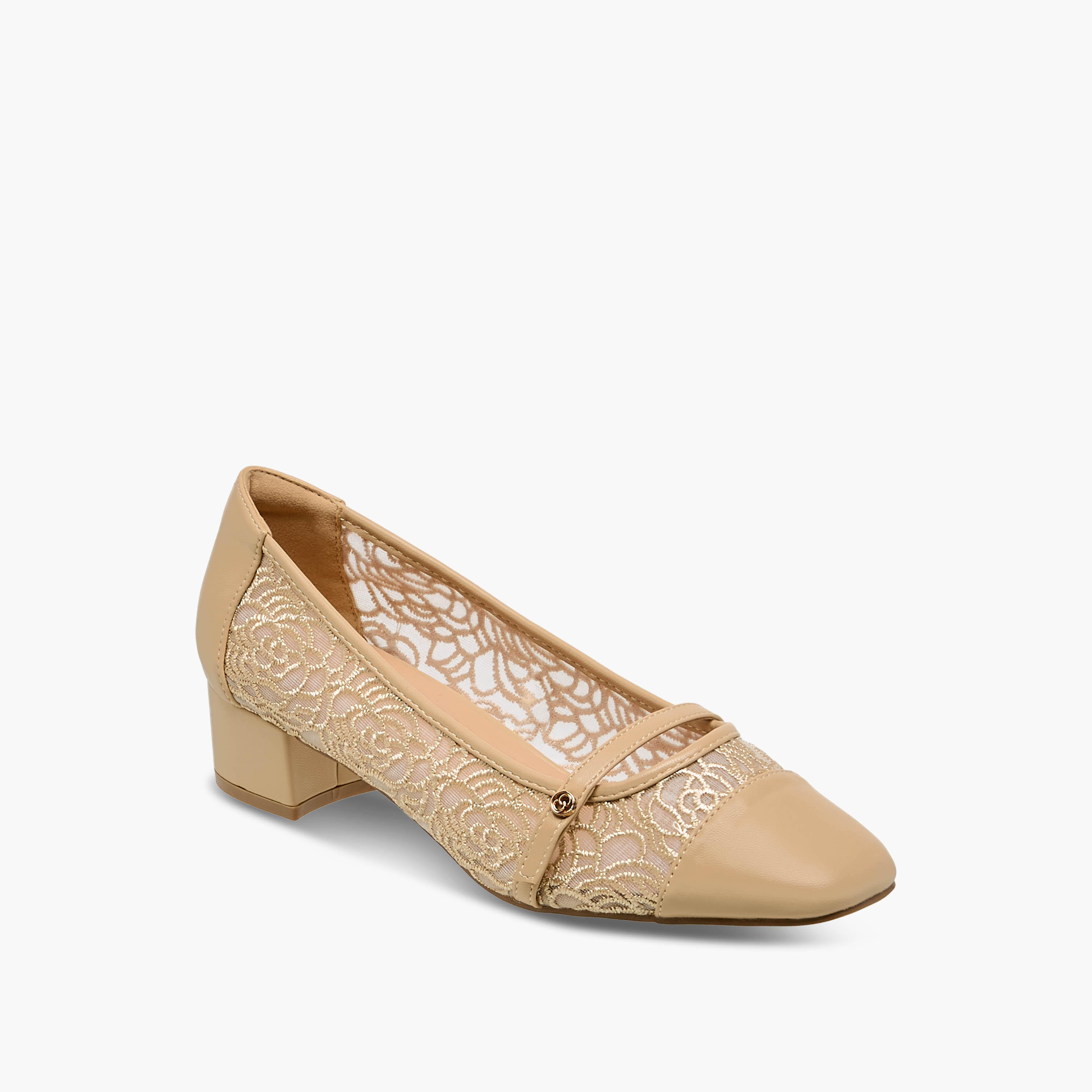 Celeste Women Lace Detail Block Heel Pumps-women-shoes-heels-image-3
