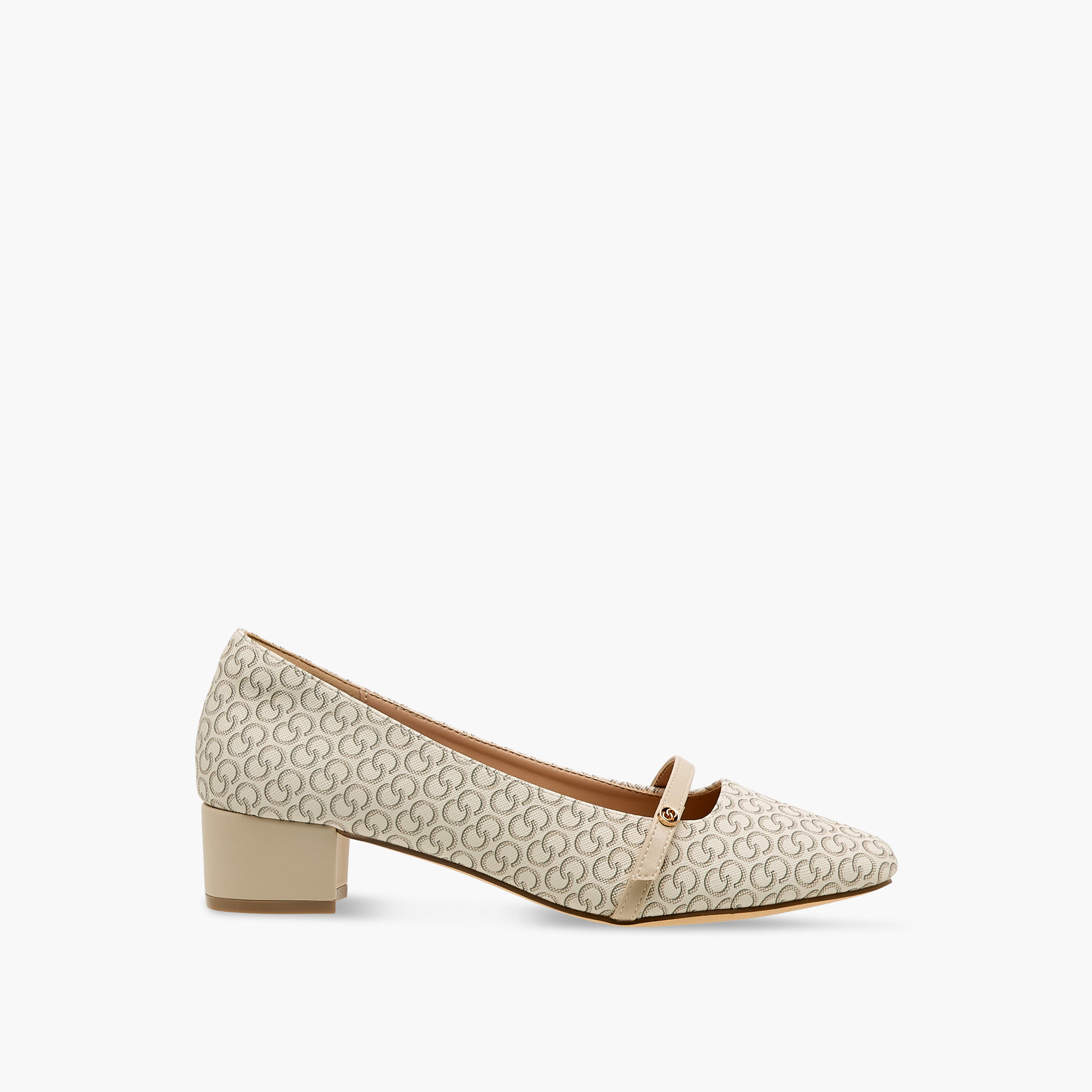 Celeste Women Monogram Print Block Heel Pumps-women-shoes-heels-image-4