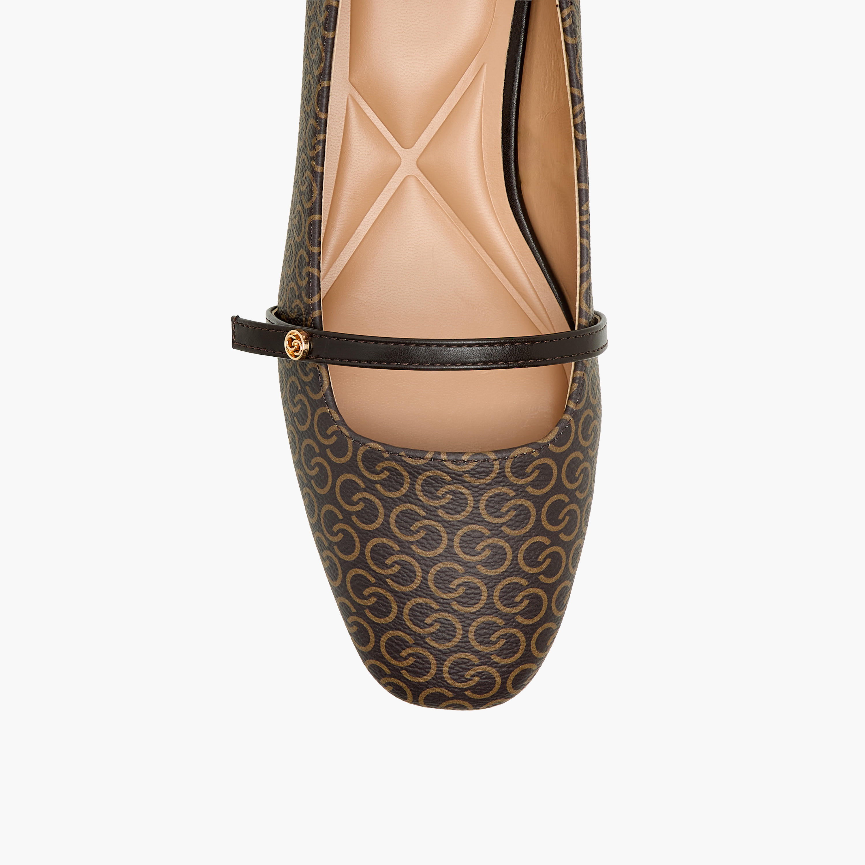 Celeste Women Monogram Print Block Heel Pumps-women-shoes-heels-image-5