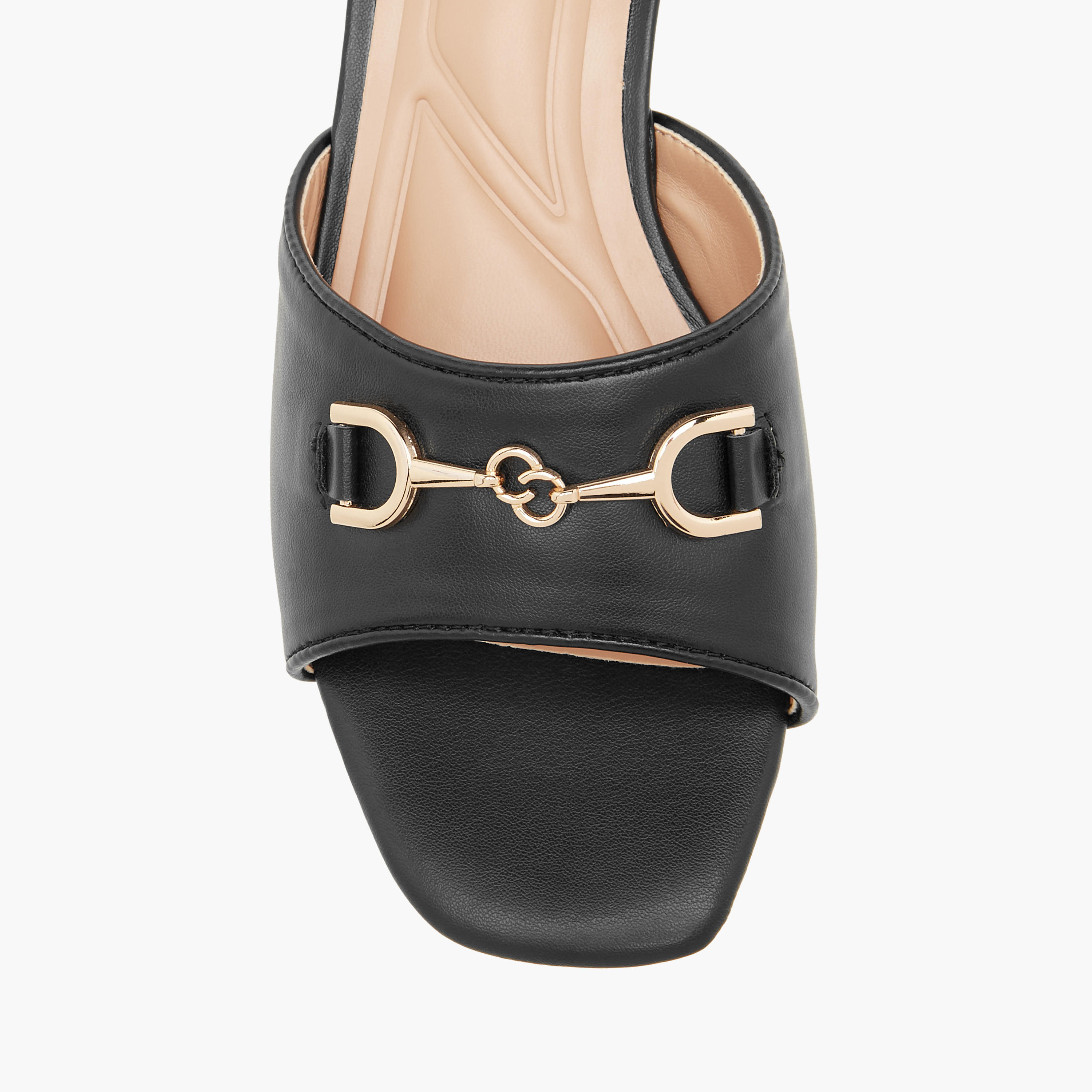 Celeste Women's Logo Accent Slip-On Sandals with Block Heels-women-shoes-sandals-heeled-image-5