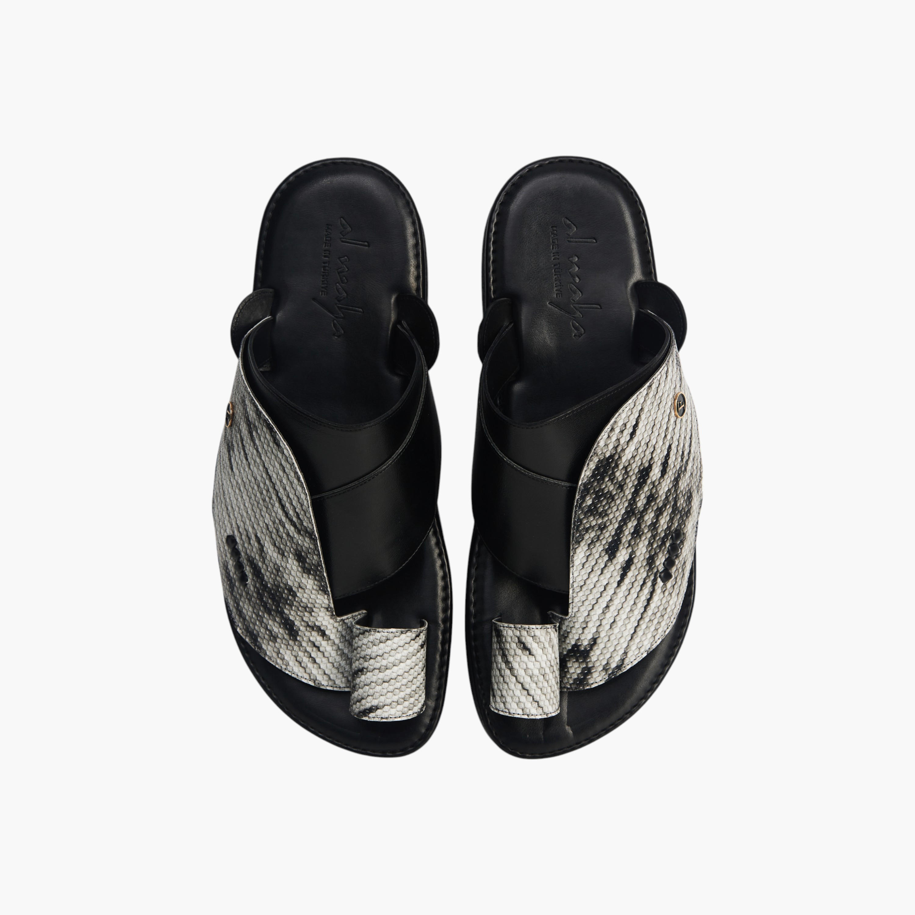 Al Waha Arabic Sandals with Toe Loop - Ramadan Collection-men-shoes-sandals-image-1