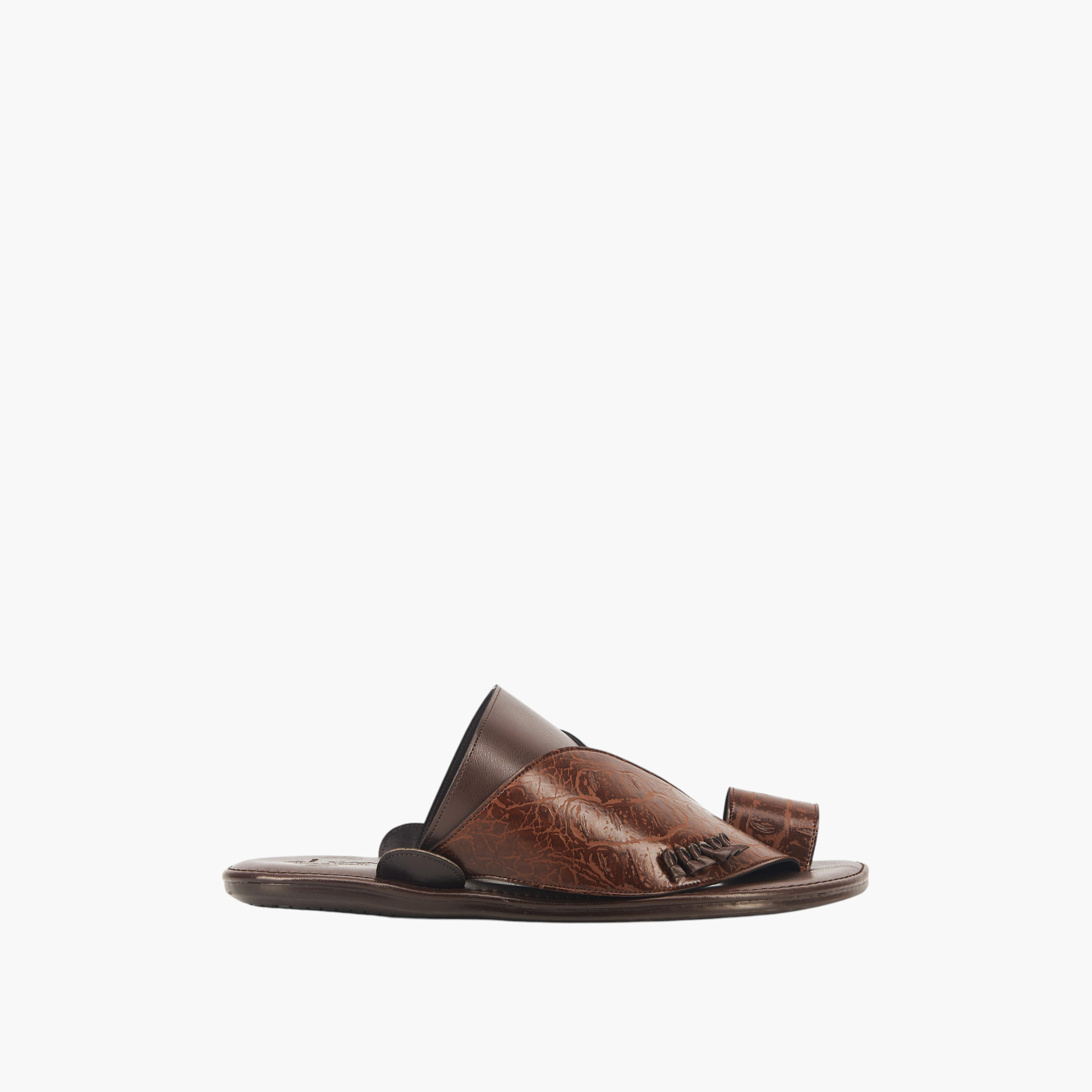 Al Waha Arabic Sandals with Toe Loop - Ramadan Collection-men-shoes-sandals-image-2