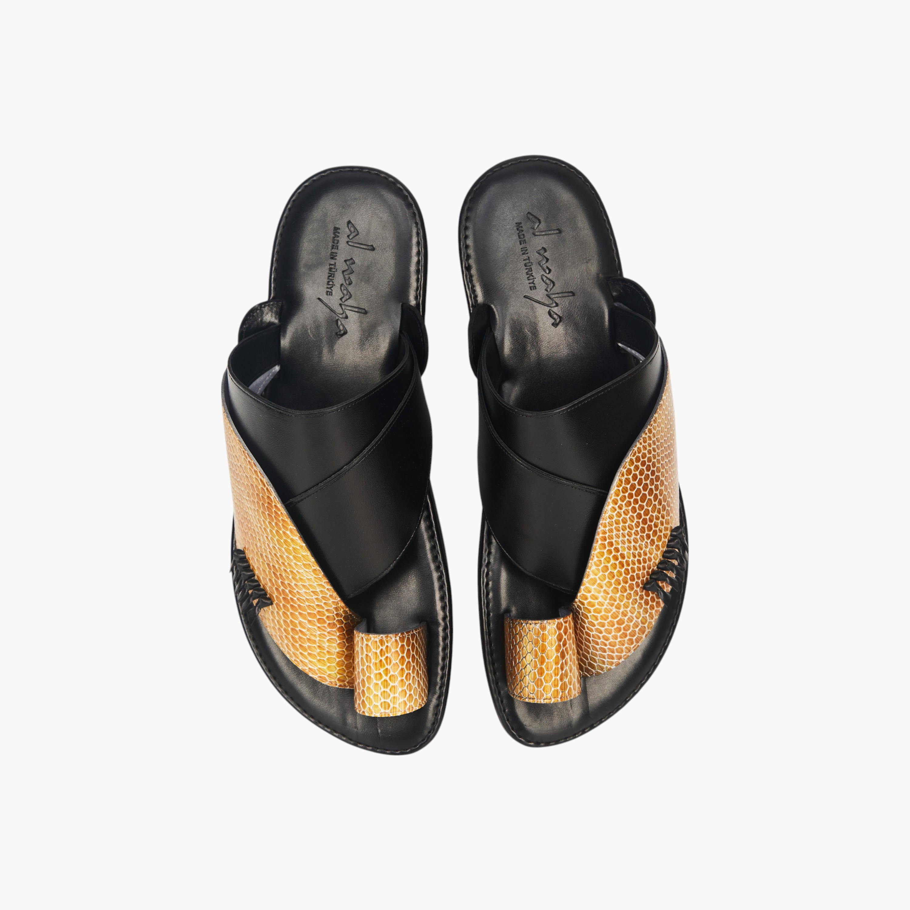 Al Waha Arabic Sandals with Toe Loop - Ramadan Collection-men-shoes-sandals-image-1