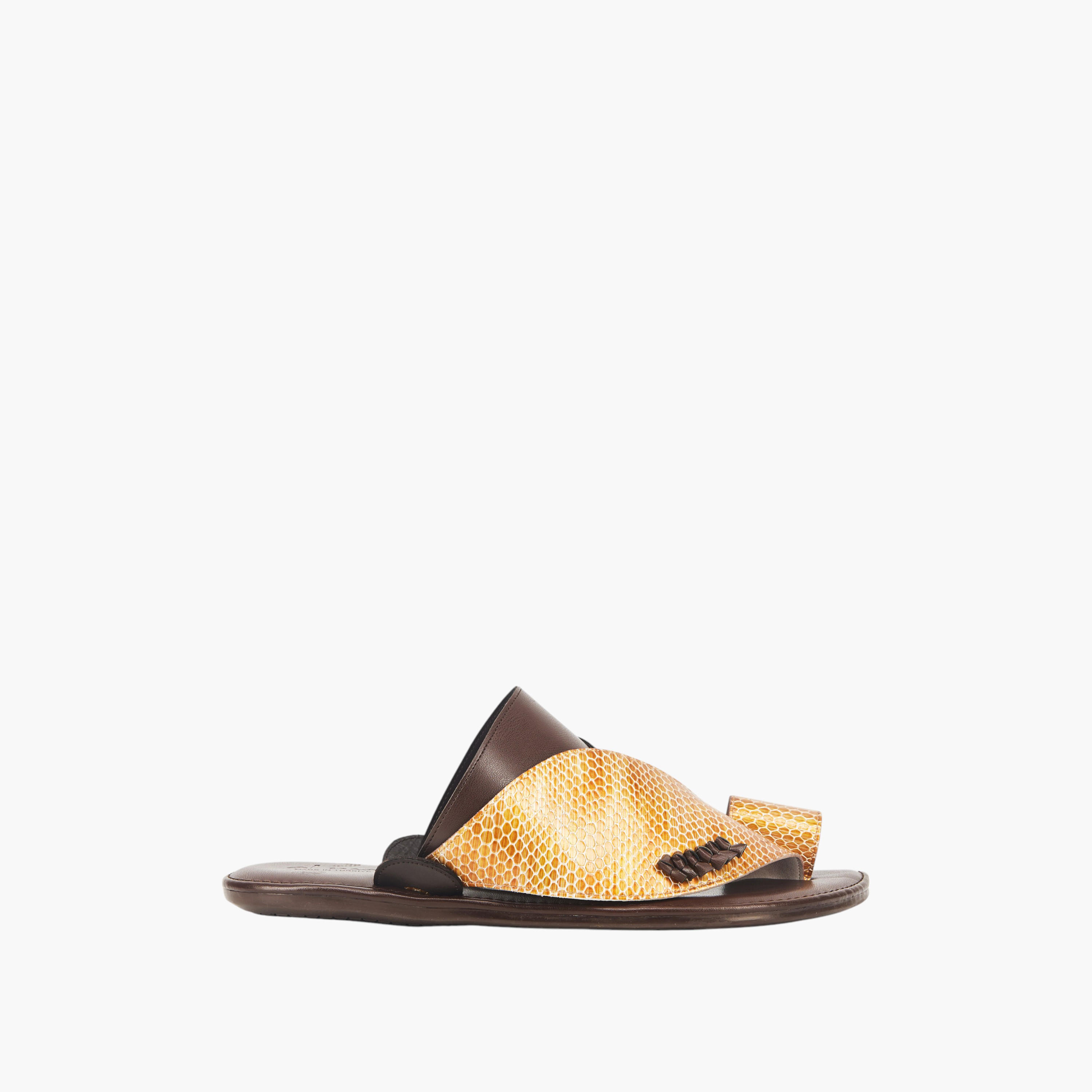 Al Waha Arabic Sandals with Toe Loop - Ramadan Collection-men-shoes-sandals-image-2