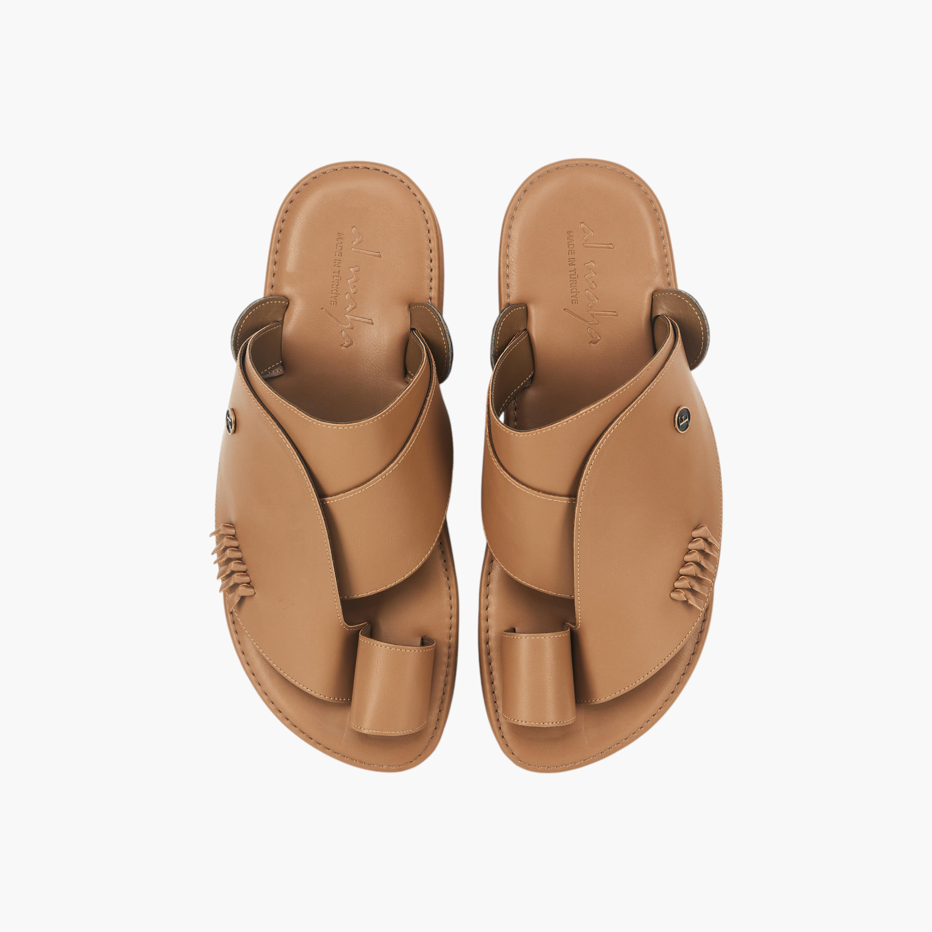 Al Waha Arabic Sandals with Toe Loop - Ramadan Collection-men-shoes-sandals-image-1