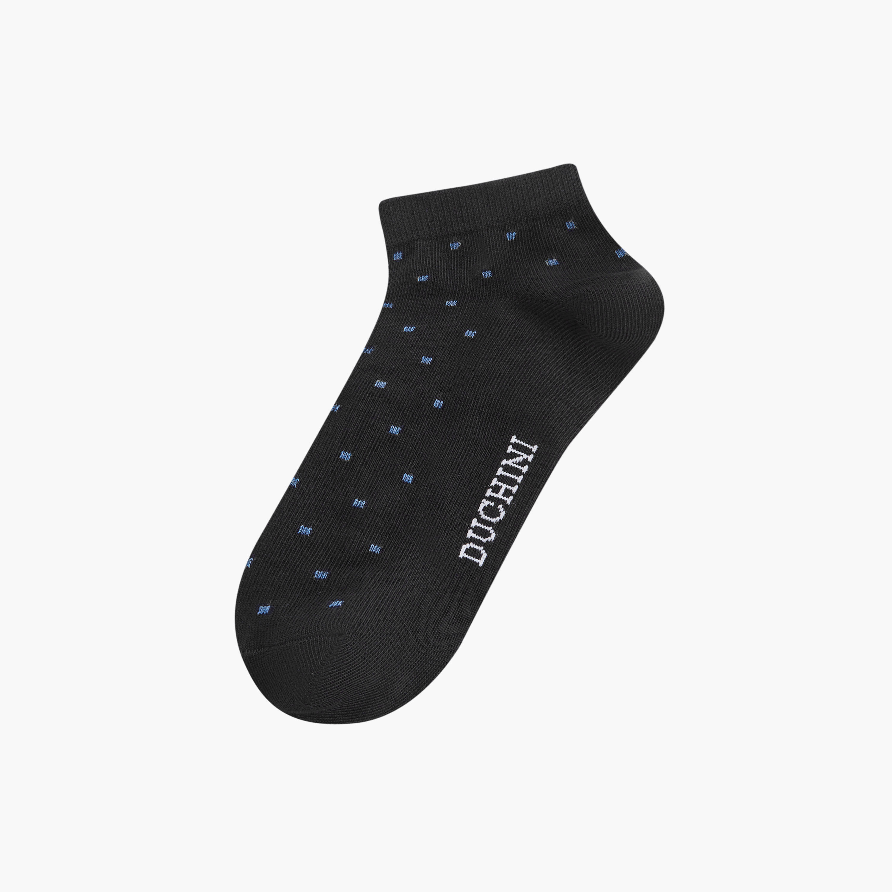 Duchini Printed Non Terry Ankle Length Socks - Set of 5-men-socks-image-2