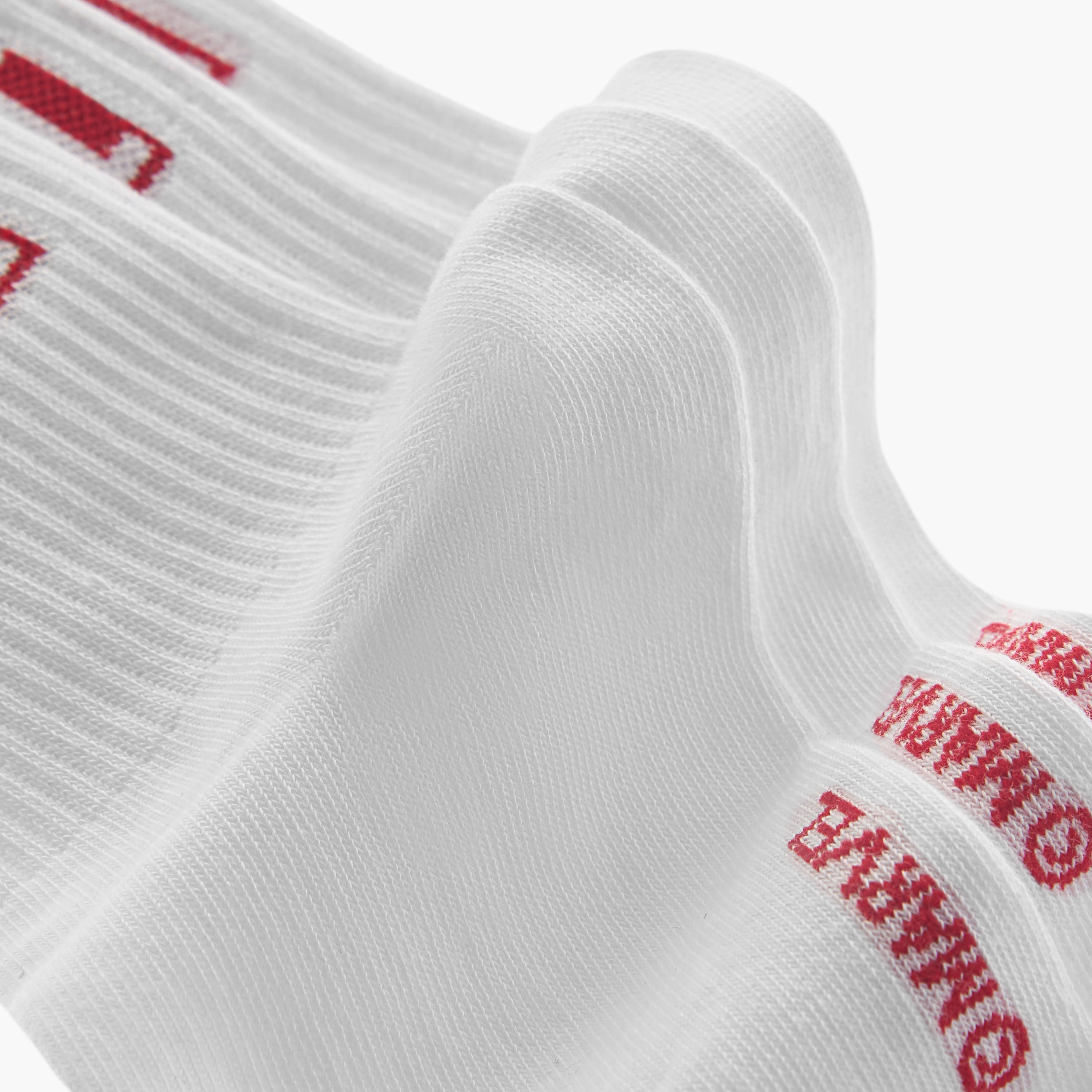 Marvel Print Crew Length Sports Socks - Set of 3-men-socks-image-3
