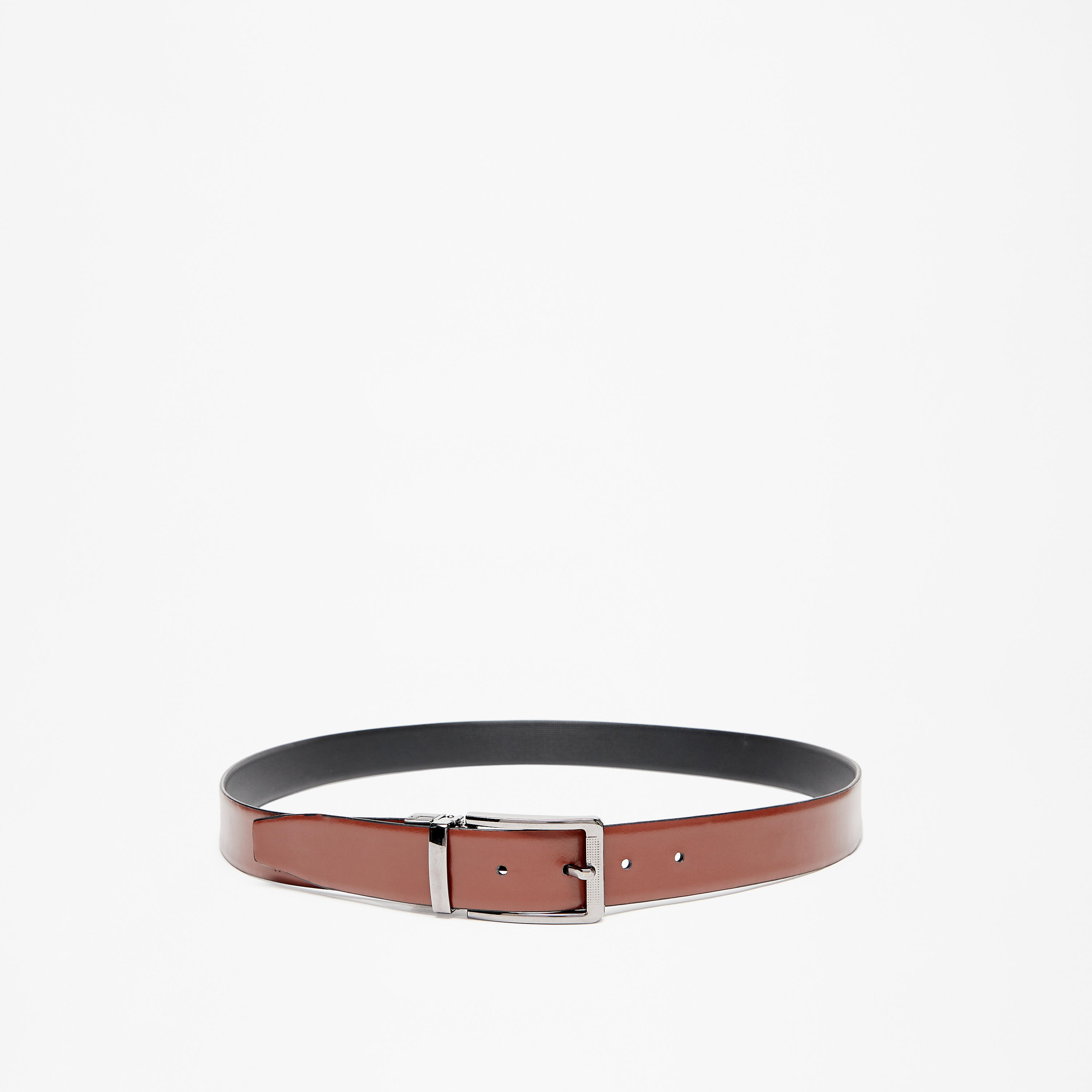Duchini Textured Belt with Pin Buckle Closure-men-beltsandwallets-belts-image-2
