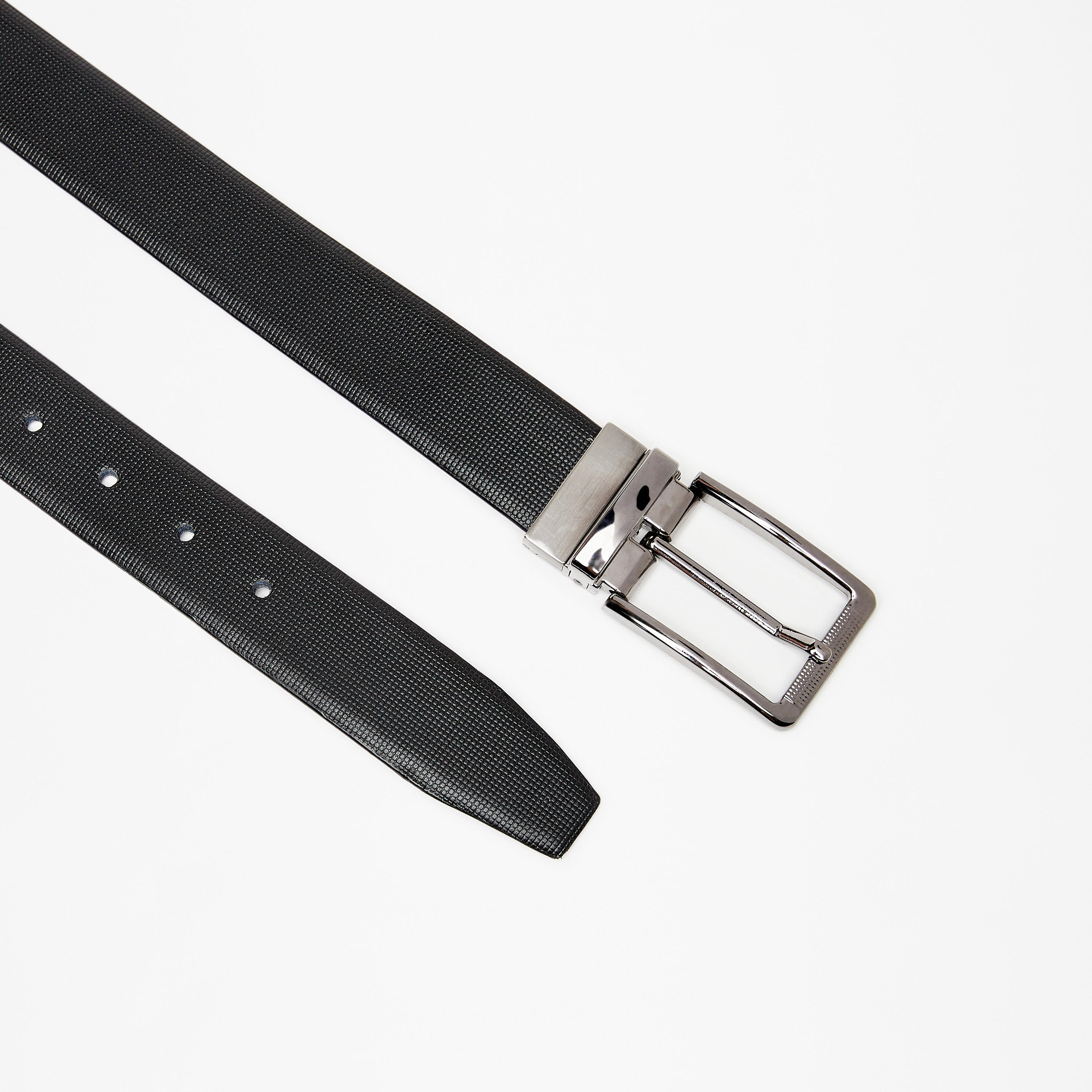 Duchini Textured Belt with Pin Buckle Closure-men-beltsandwallets-belts-image-5