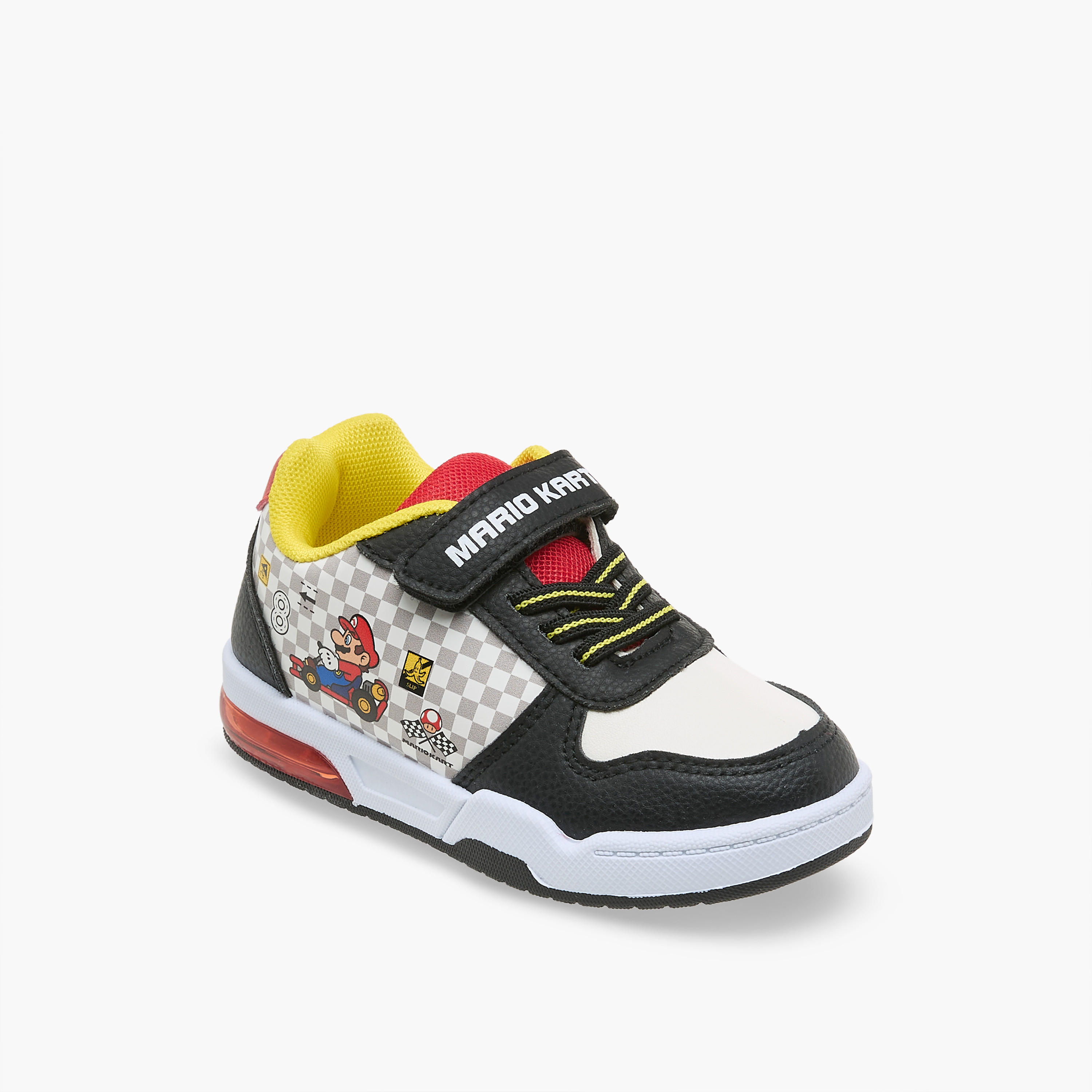 Super Mario Boys Hook & Loop Sneakers-boys-shoes-sneakers-image-2