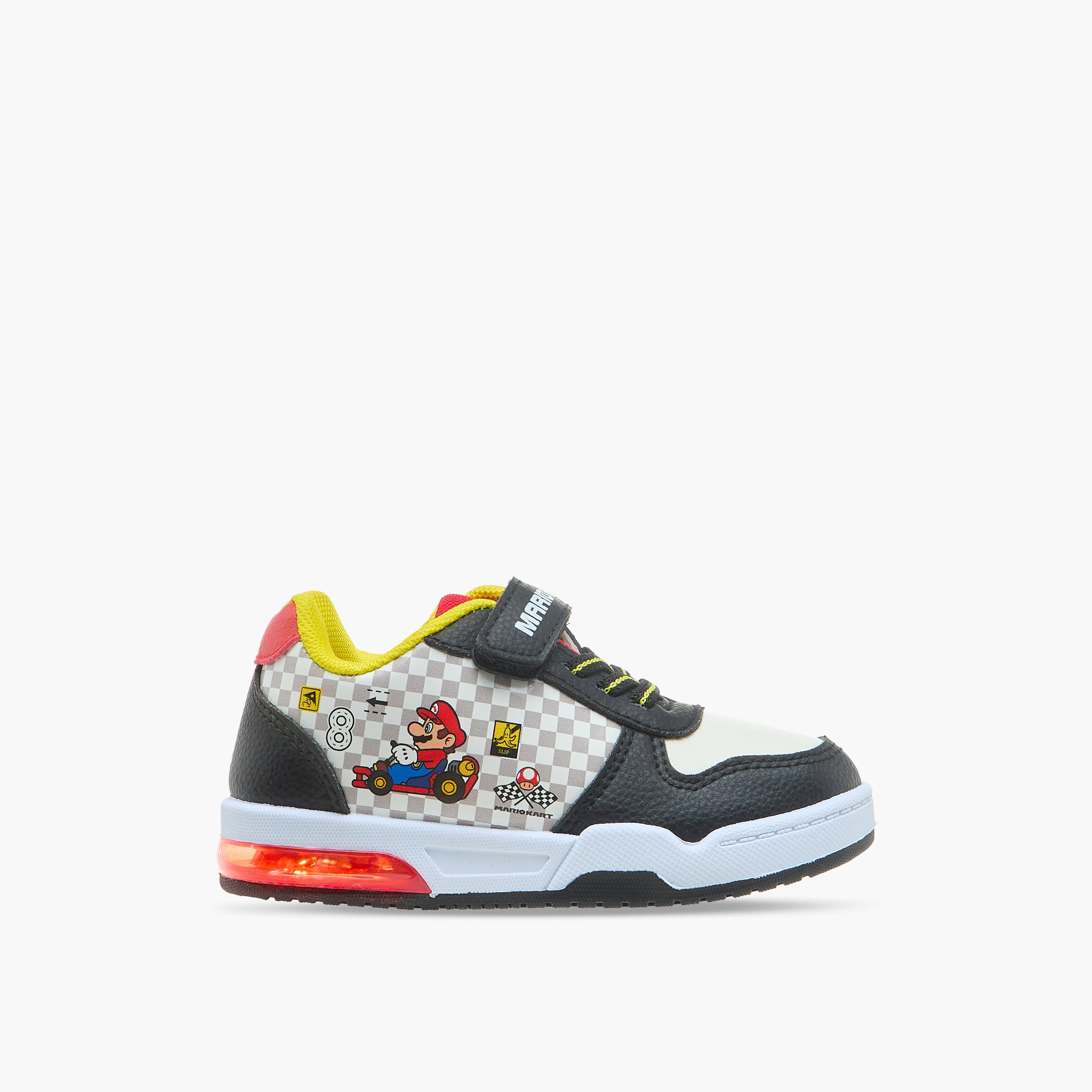 Super Mario Boys Hook & Loop Sneakers-boys-shoes-sneakers-image-6