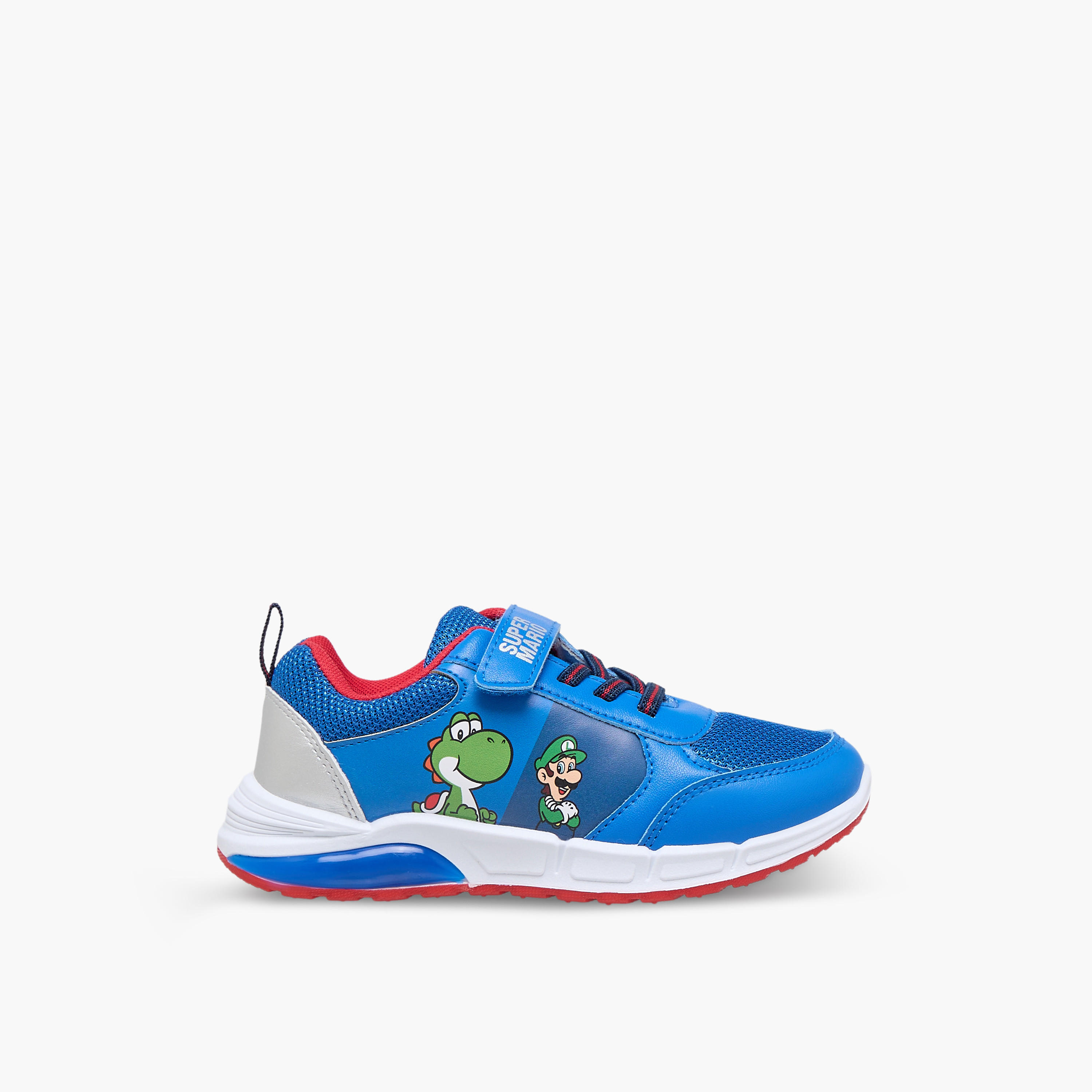 Super Mario Boys Hook & Loop Sneakers-boys-shoes-sneakers-image-3