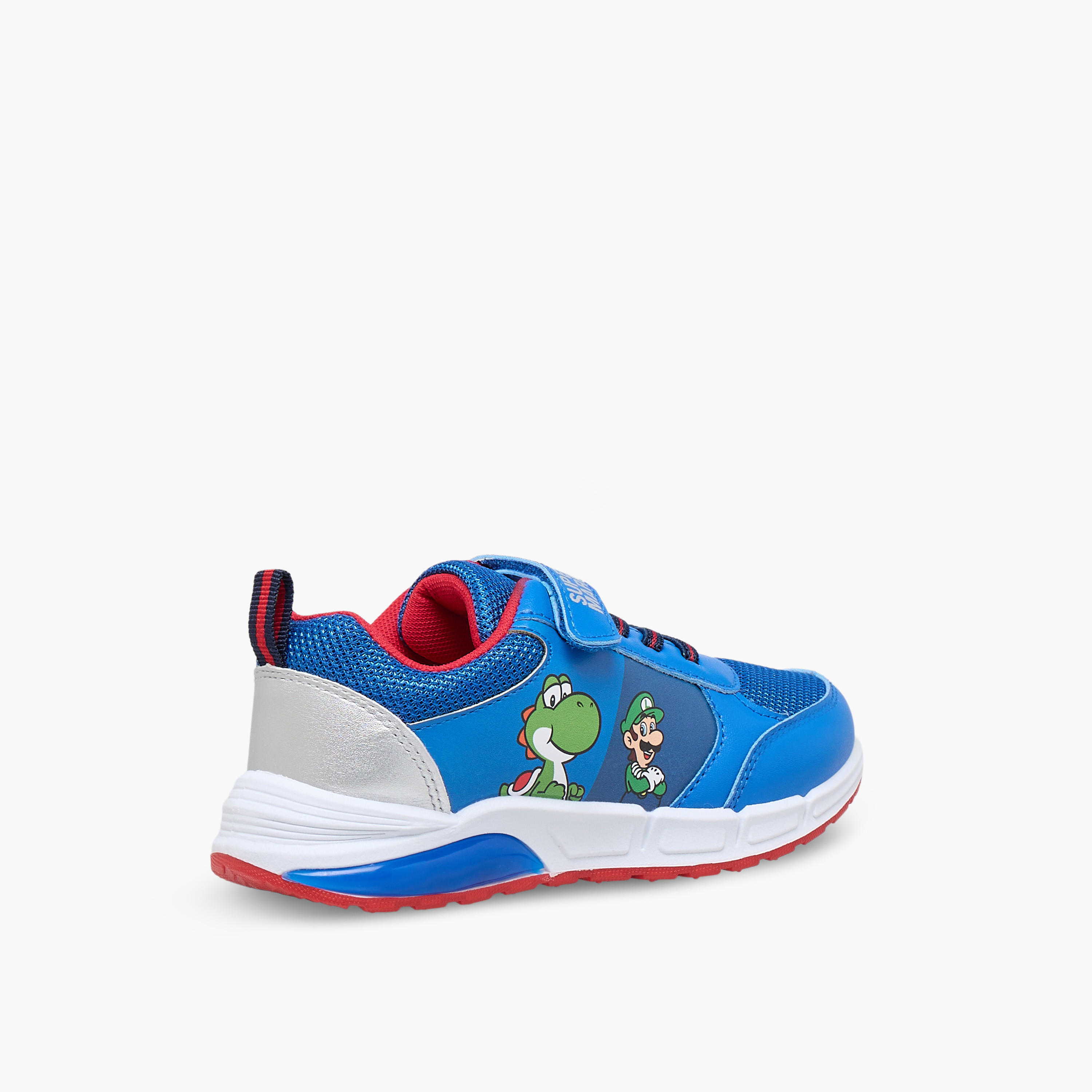 Super Mario Boys Hook & Loop Sneakers-boys-shoes-sneakers-image-6