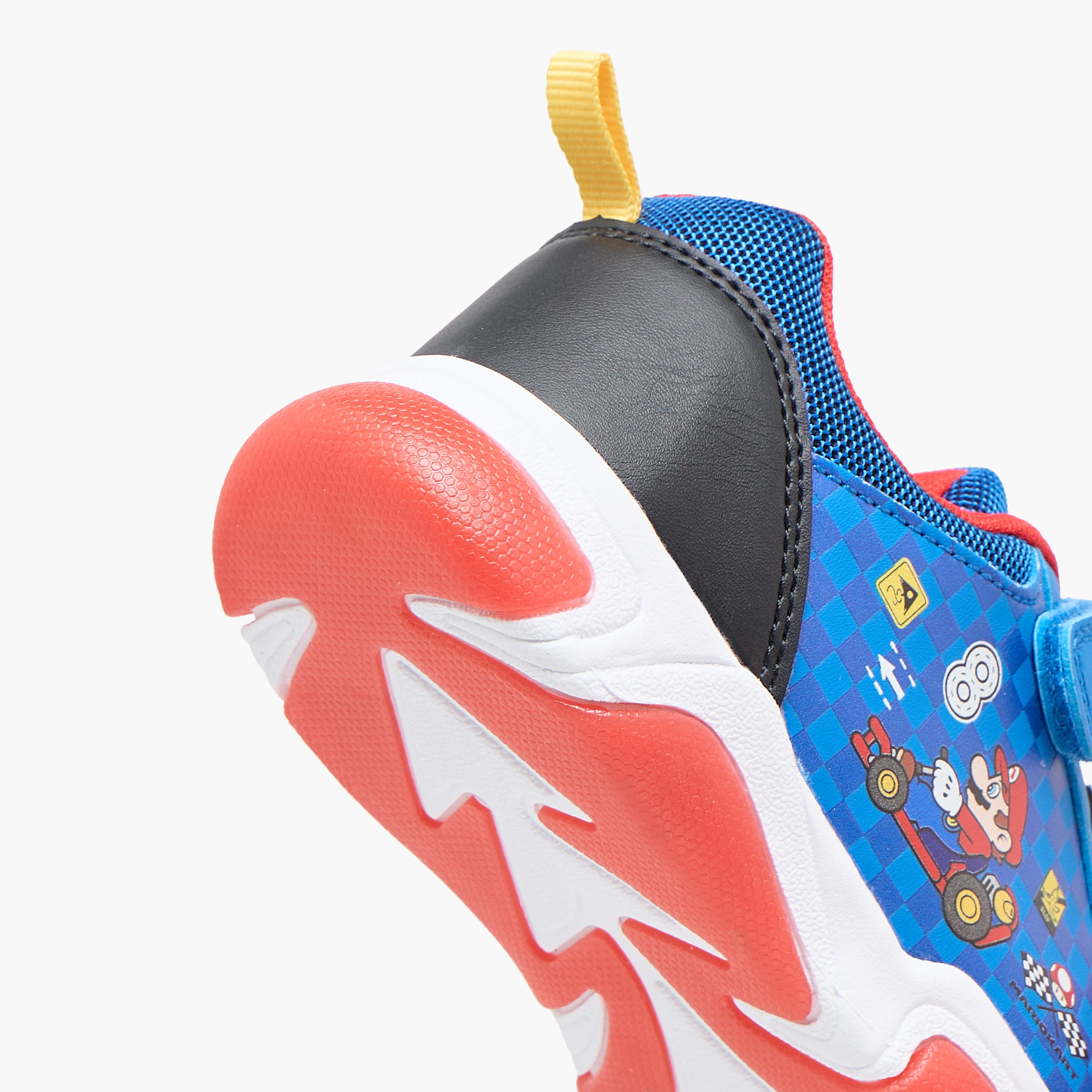 Super Mario Boys Hook & Loop Light-Up Sneakers-boys-shoes-sneakers-image-8