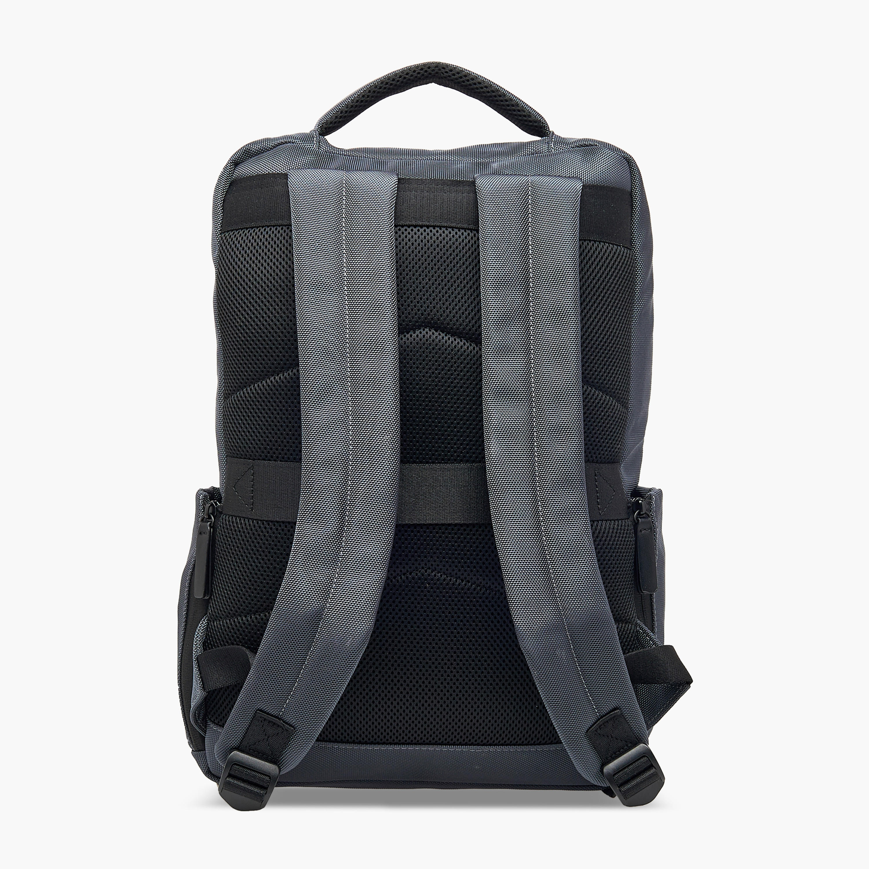 LBL by Shoexpress Solid Backpack with Adjustable Straps and Zip Closure - 10x31x43 cm-men-bags-image-4