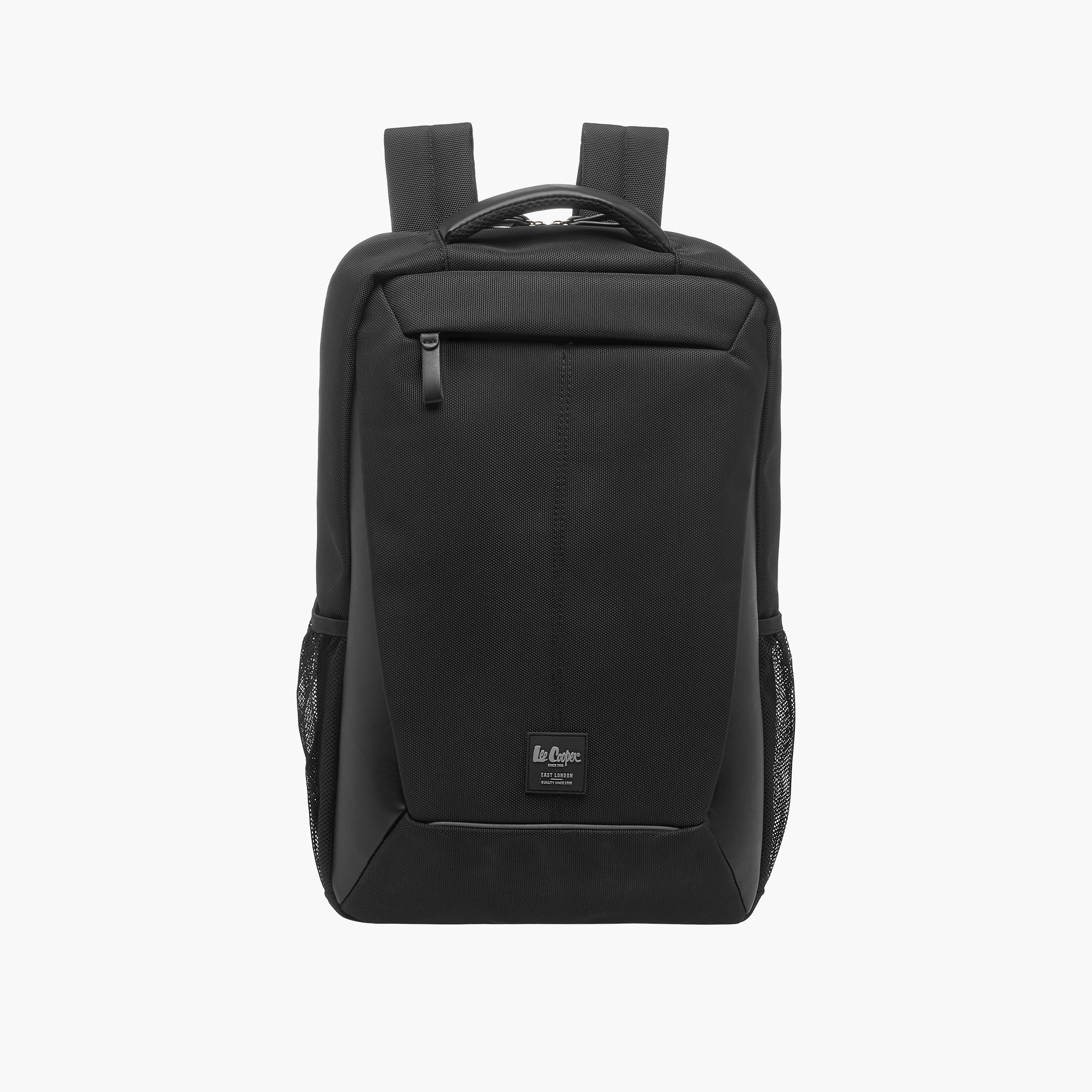 Lee Cooper Solid Backpack with Adjustable Shoulder Straps-men-bags-image-1