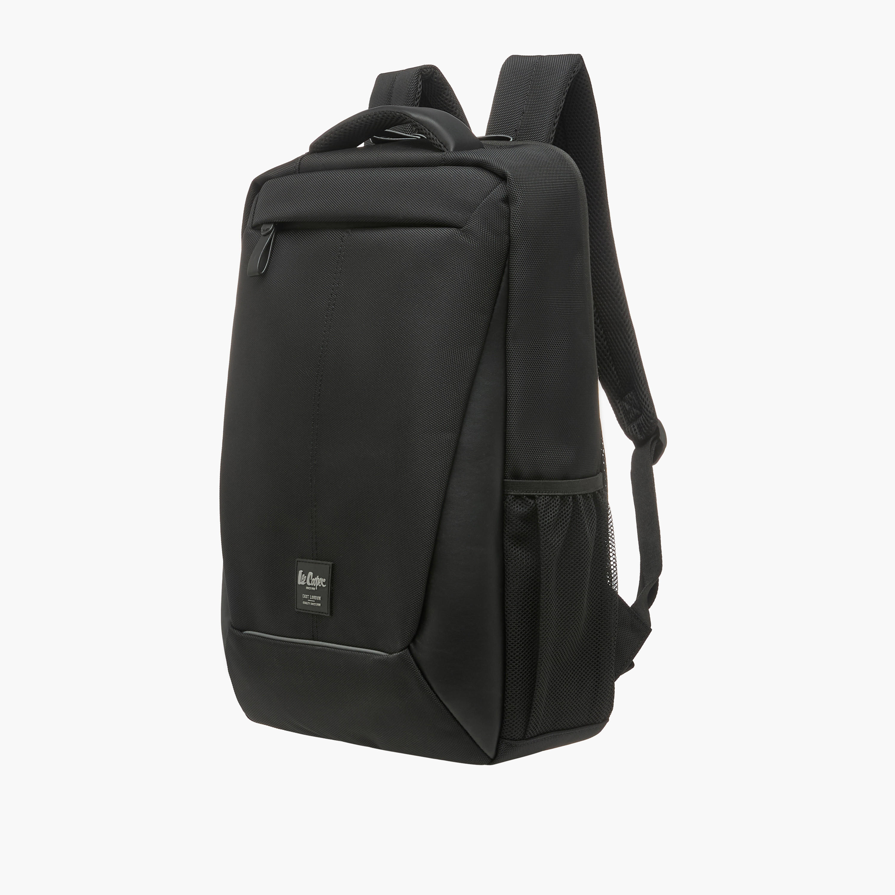 Lee Cooper Solid Backpack with Adjustable Shoulder Straps-men-bags-image-2