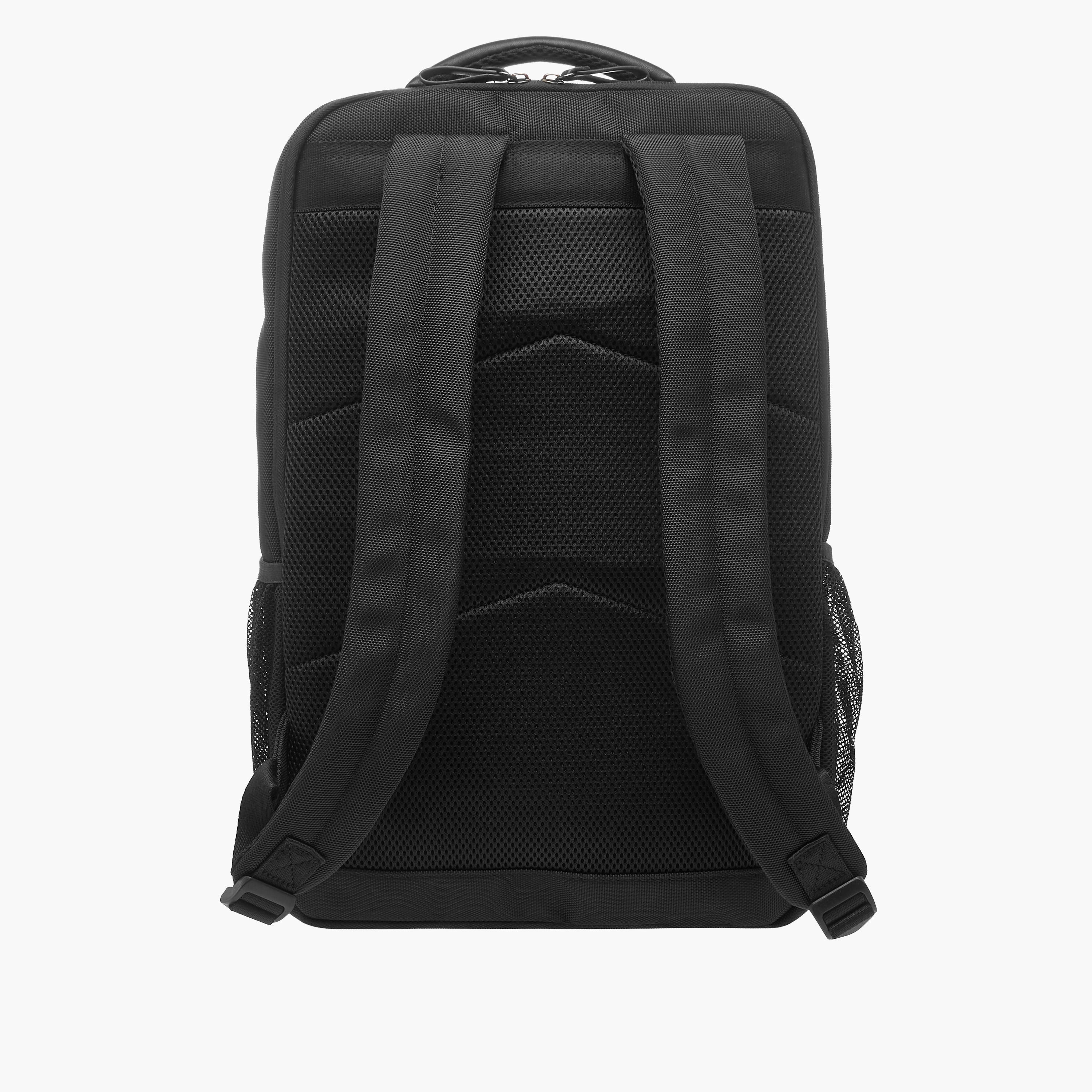 Lee Cooper Solid Backpack with Adjustable Shoulder Straps-men-bags-image-3