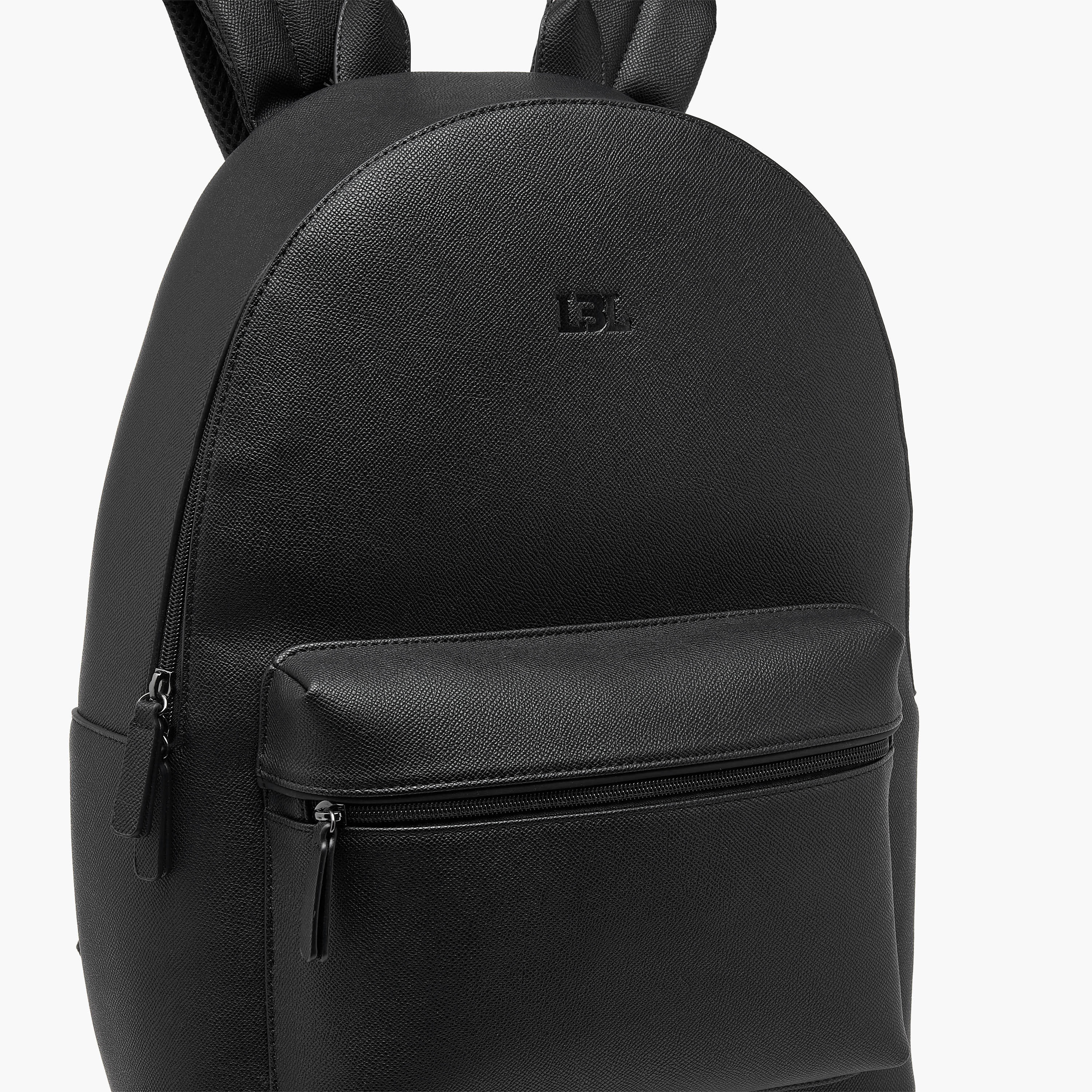LBL by Shoexpress Textured Backpack with Adjustable Straps and Zip Closure - 14x32x44 cm-men-bags-image-5