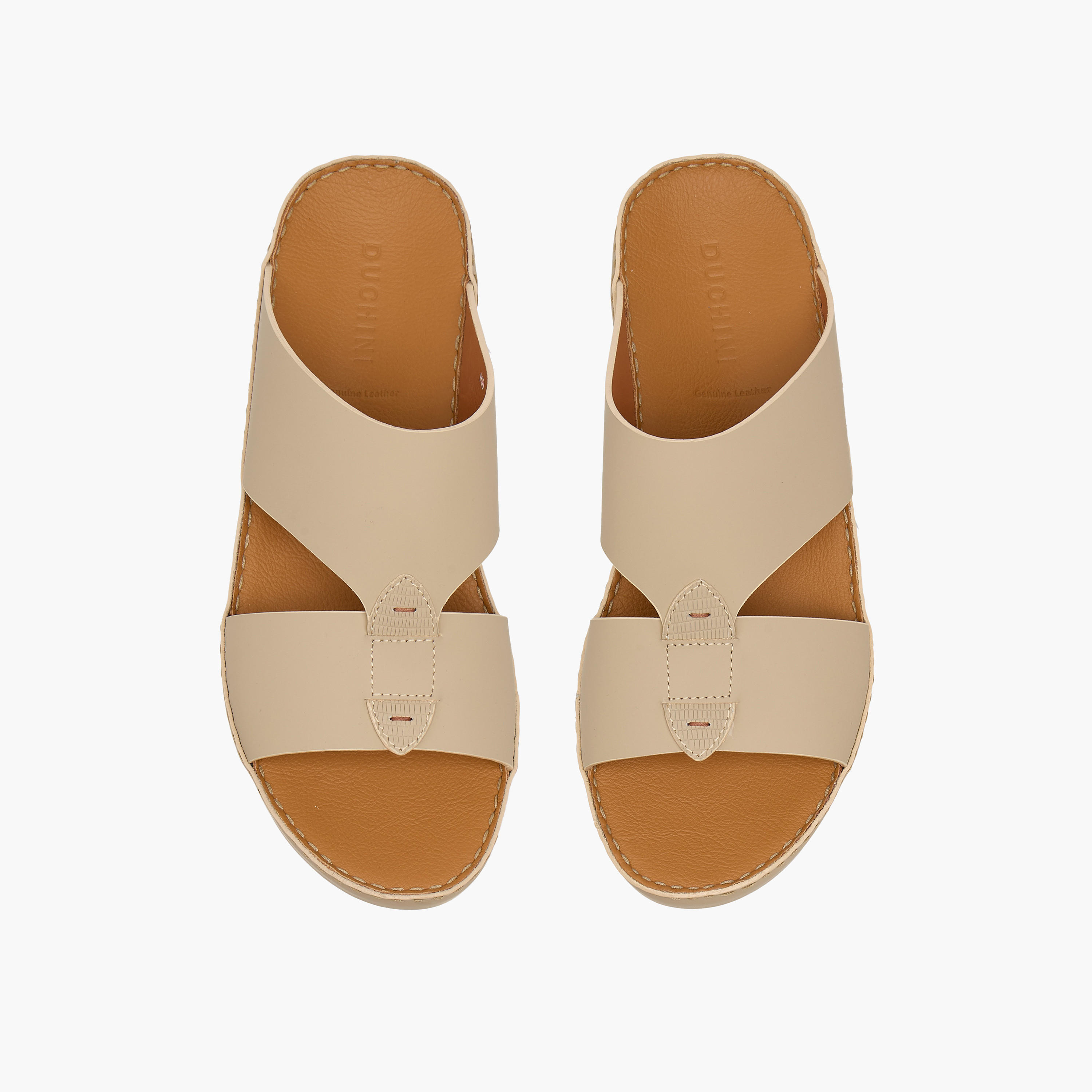 Duchini Men Comfort Leather Arabic Sandals-men-shoes-sandals-image-1