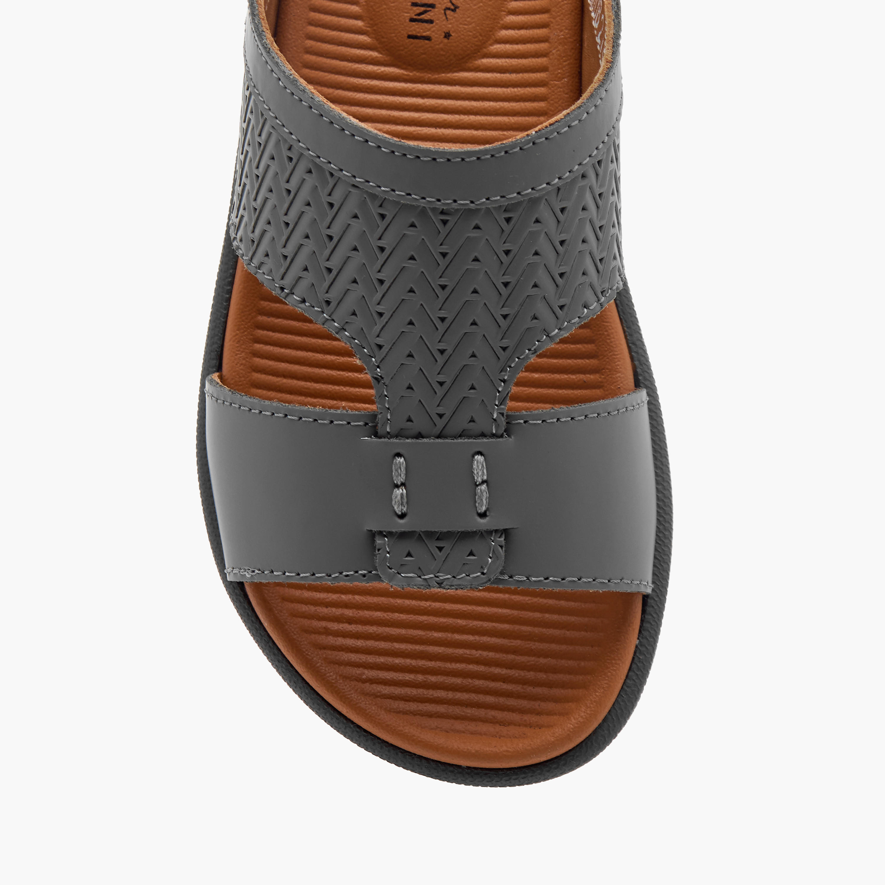 Mister Duchini Textured Slip-On Arabic Sandals-boys-shoes-sandals-image-3