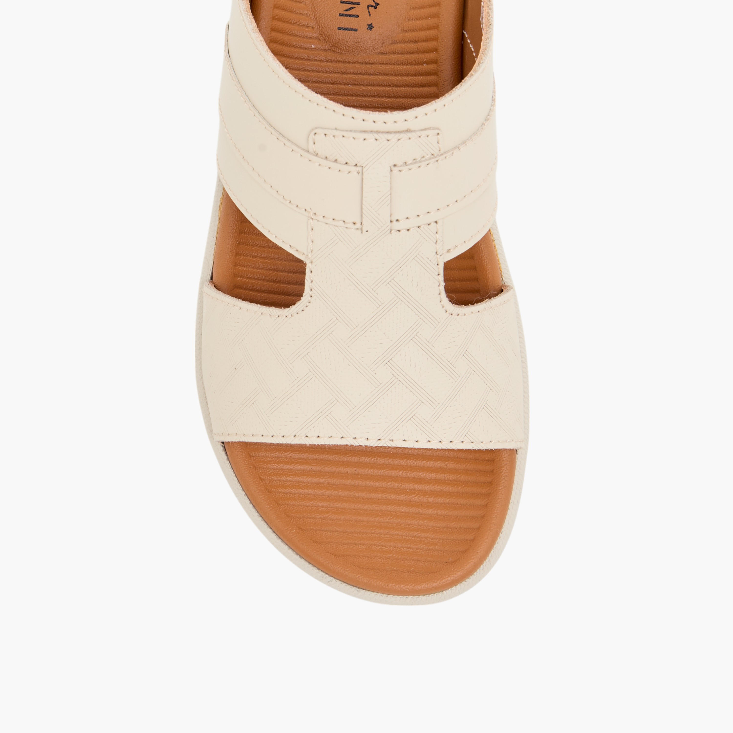 Mister Duchini Textured Slip-On Arabic Sandals-boys-shoes-sandals-image-3