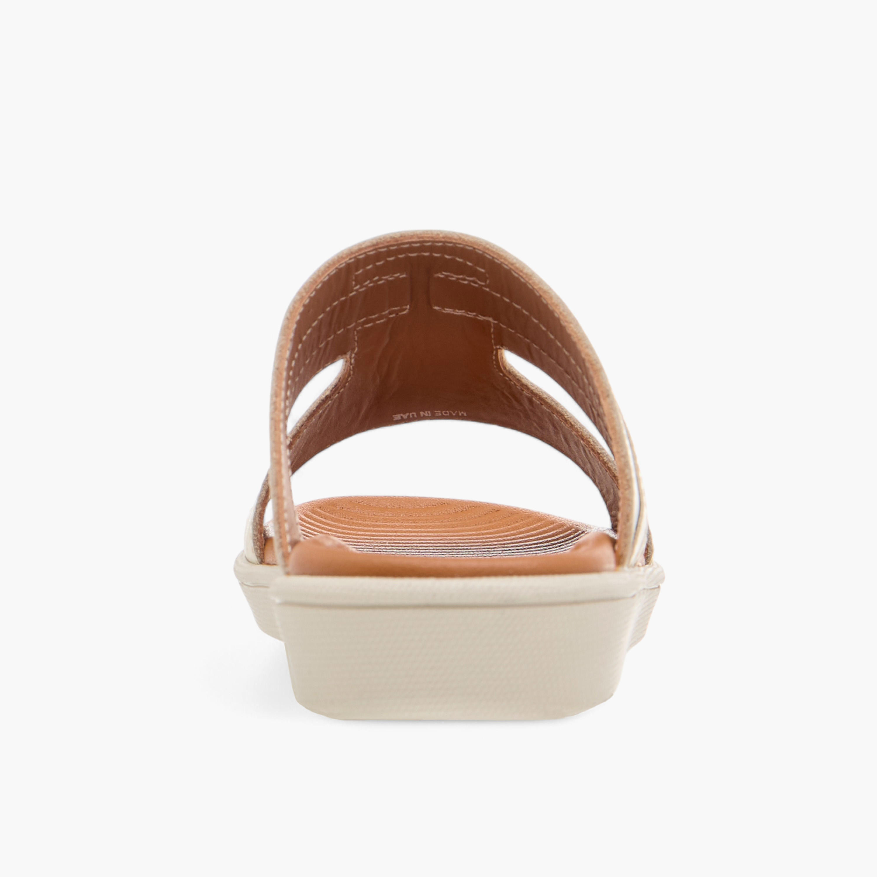 Mister Duchini Textured Slip-On Arabic Sandals-boys-shoes-sandals-image-4