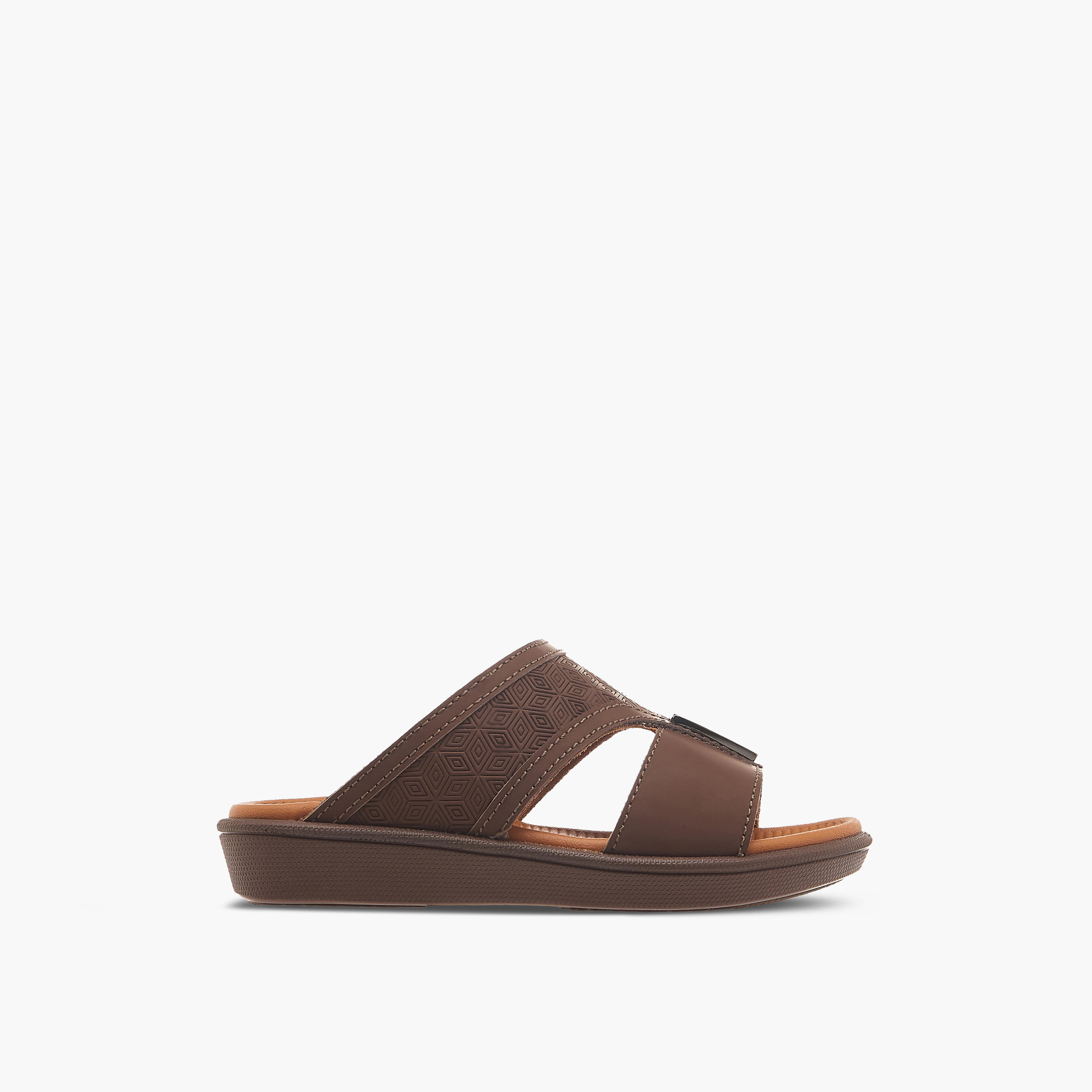 Mister Duchini Textured Slip-On Arabic Sandals-boys-shoes-sandals-image-2