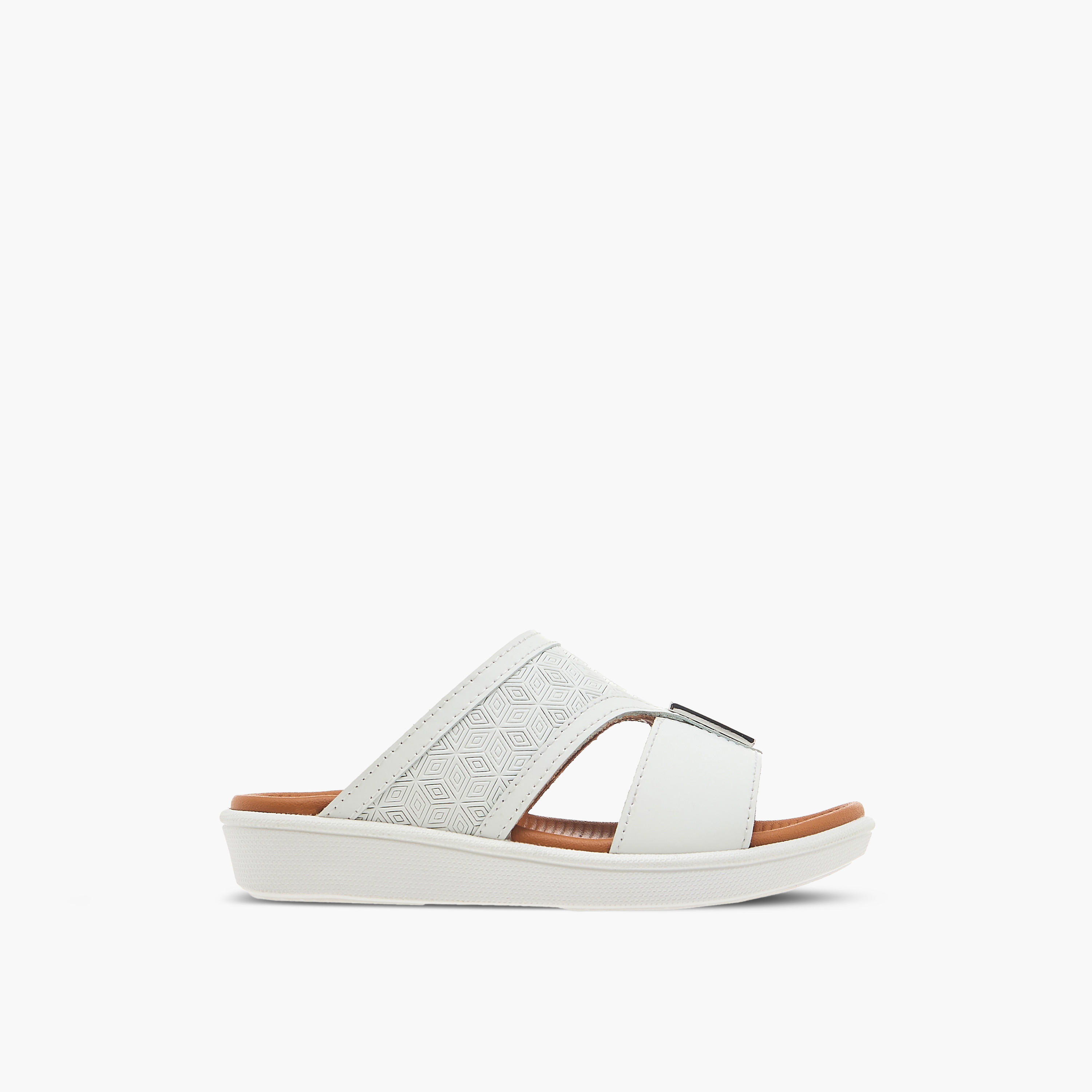 Mister Duchini Textured Slip-On Arabic Sandals-boys-shoes-sandals-image-2