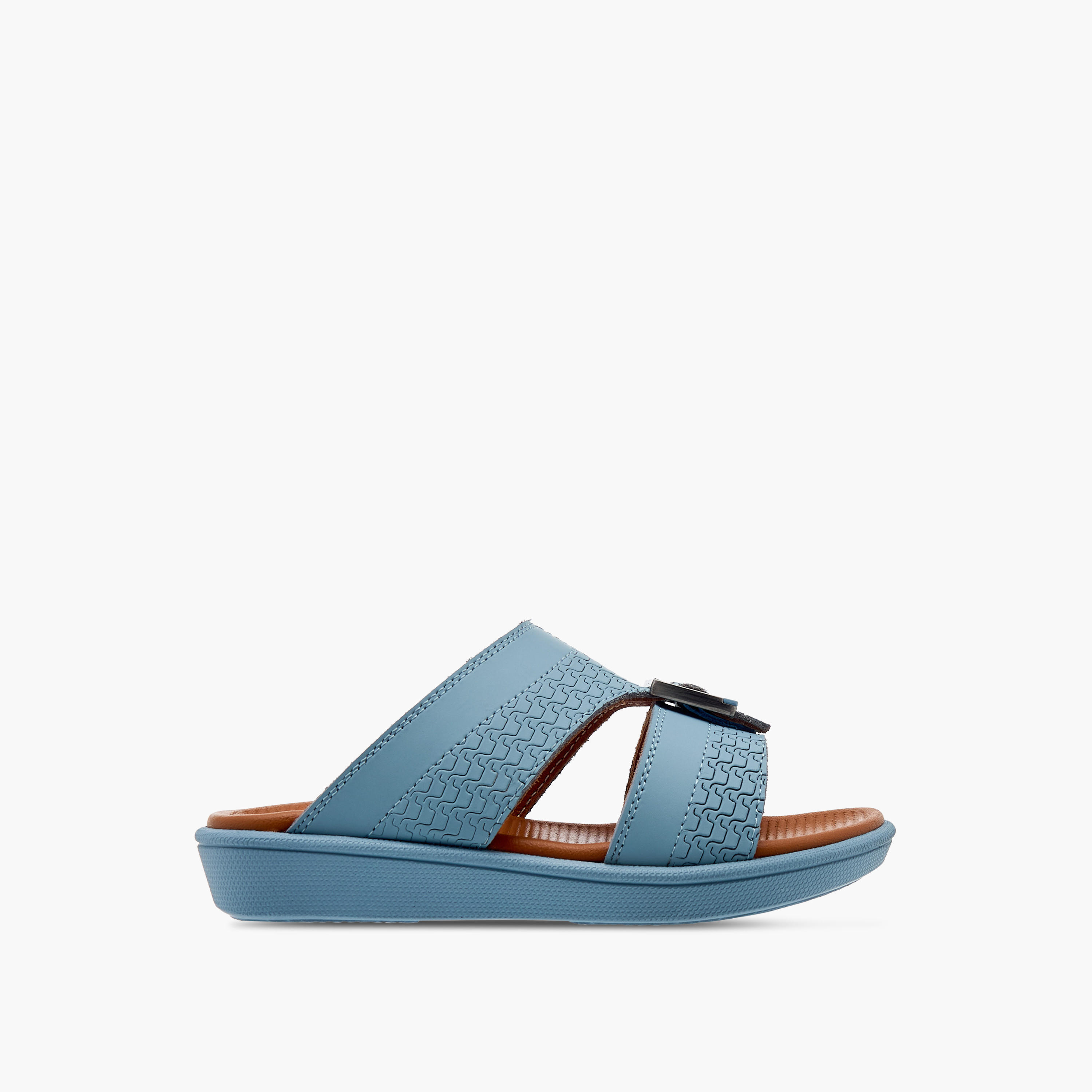 Mister Duchini Textured Slip-On Arabic Sandals-boys-shoes-sandals-image-2