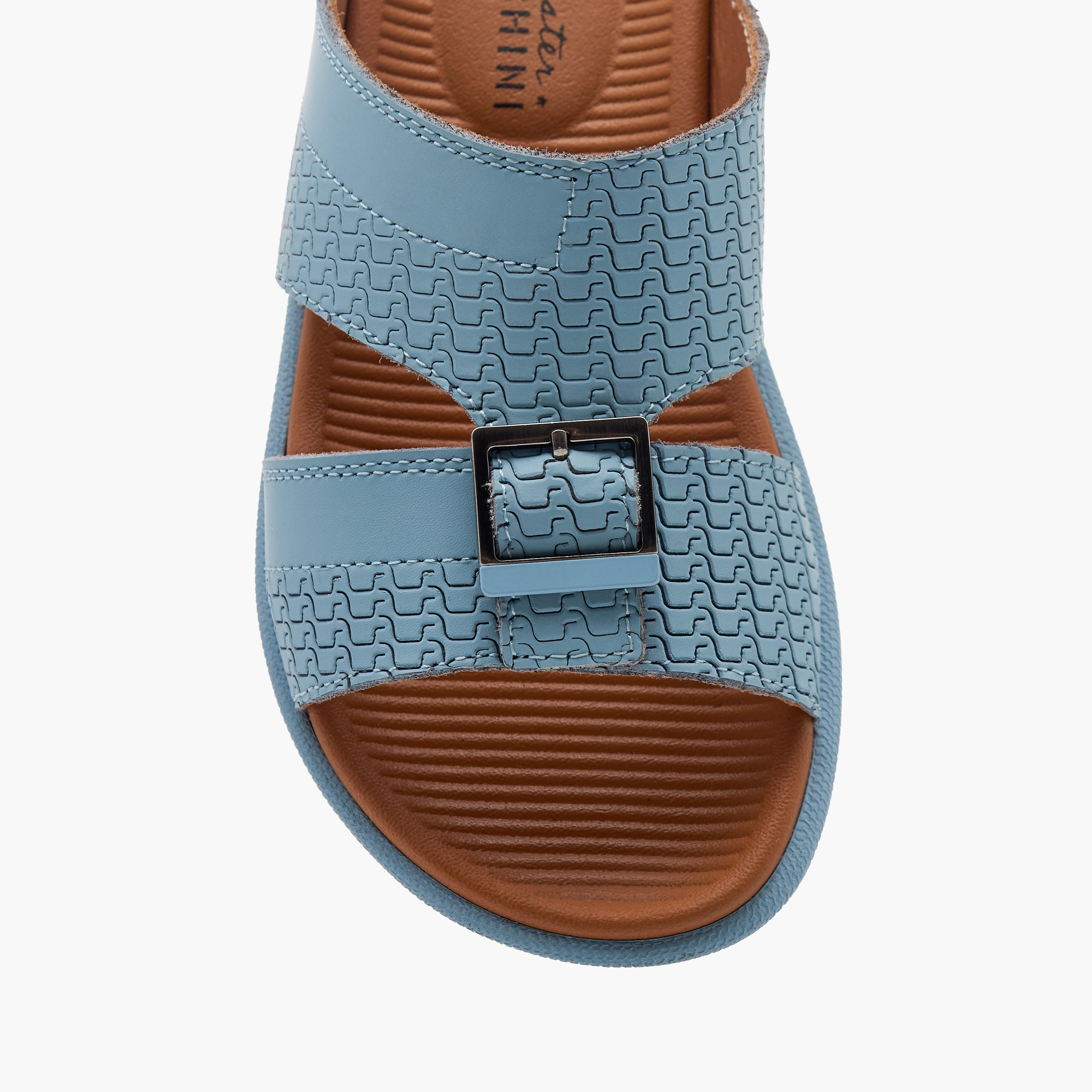 Mister Duchini Textured Slip-On Arabic Sandals-boys-shoes-sandals-image-3