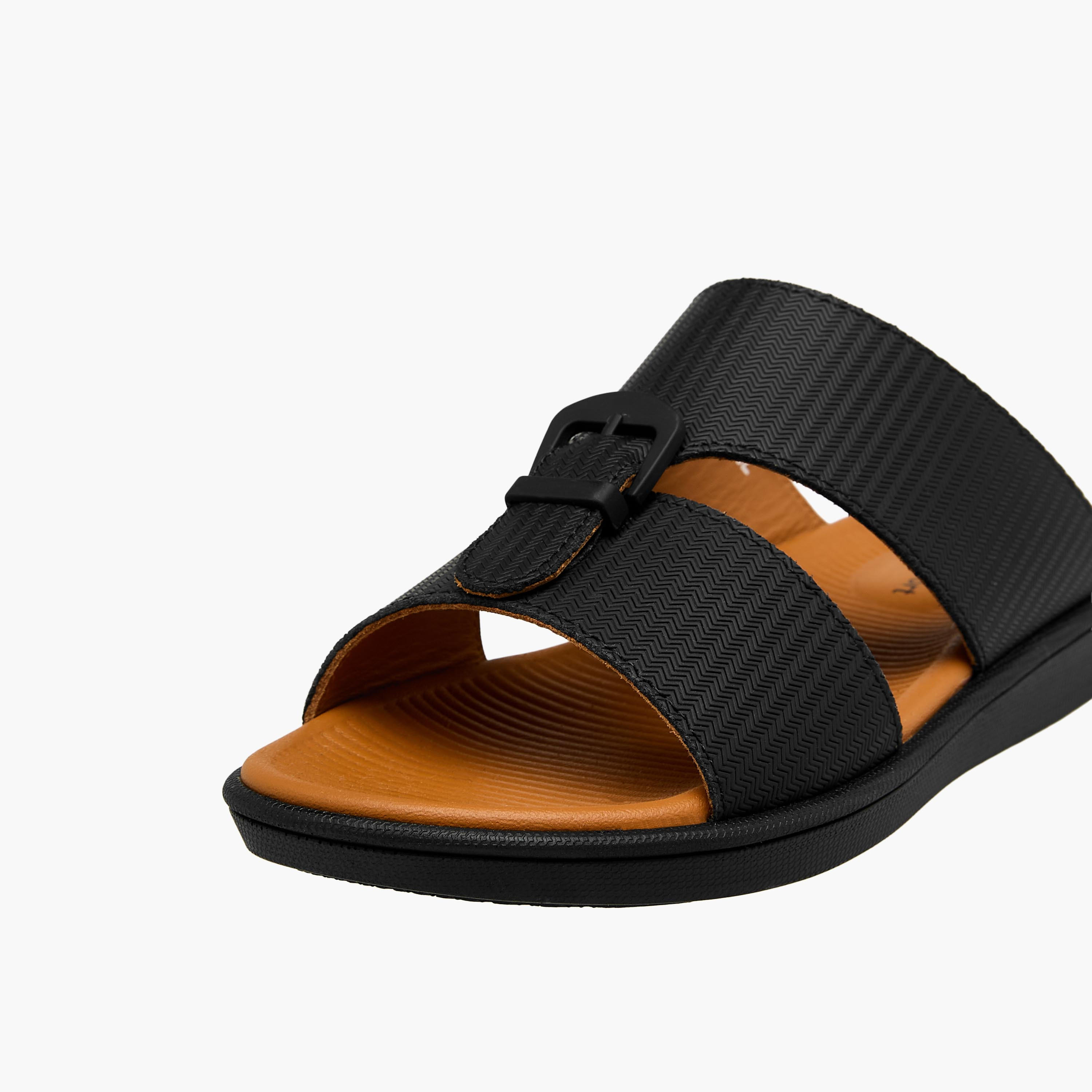 Le Confort Boys Buckle Accent Arabic Sandals-boys-shoes-sandals-image-4