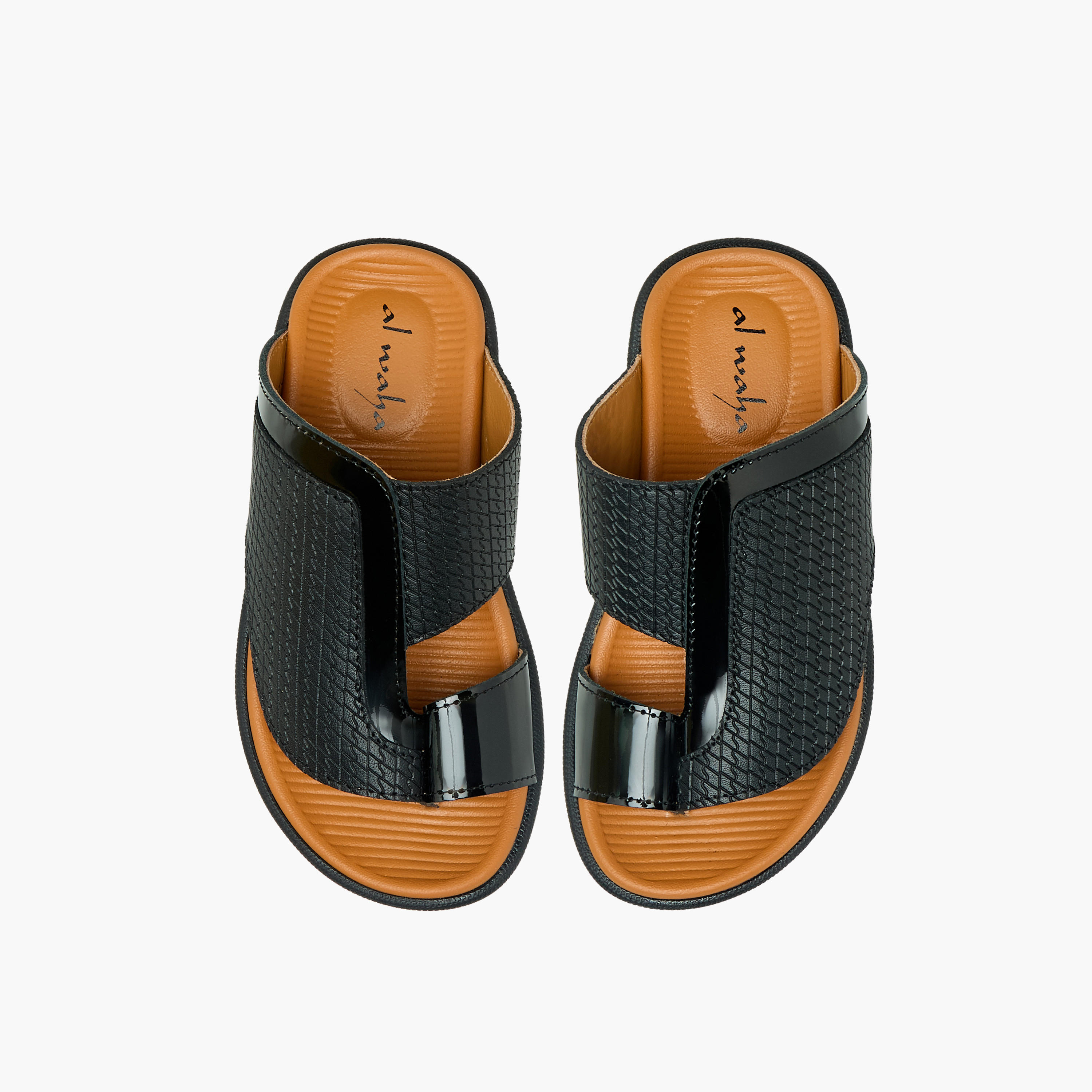 Al Waha Boys Leather Arabic Sandals-boys-shoes-sandals-image-1