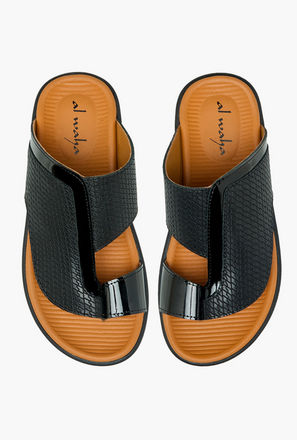 Al Waha Boys Leather Arabic Sandals-boys-shoes-image-1